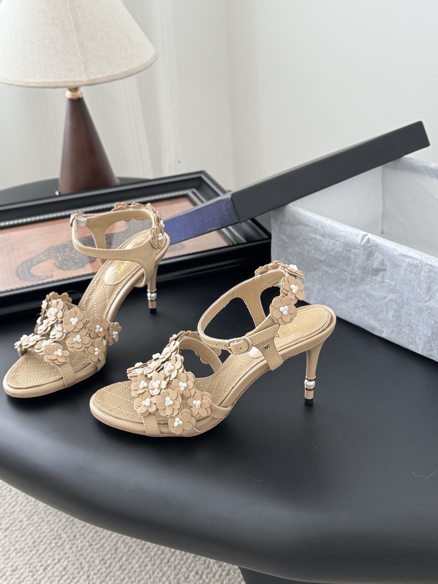 Chanel 샤넬 스트랩 샌들 구두 신발