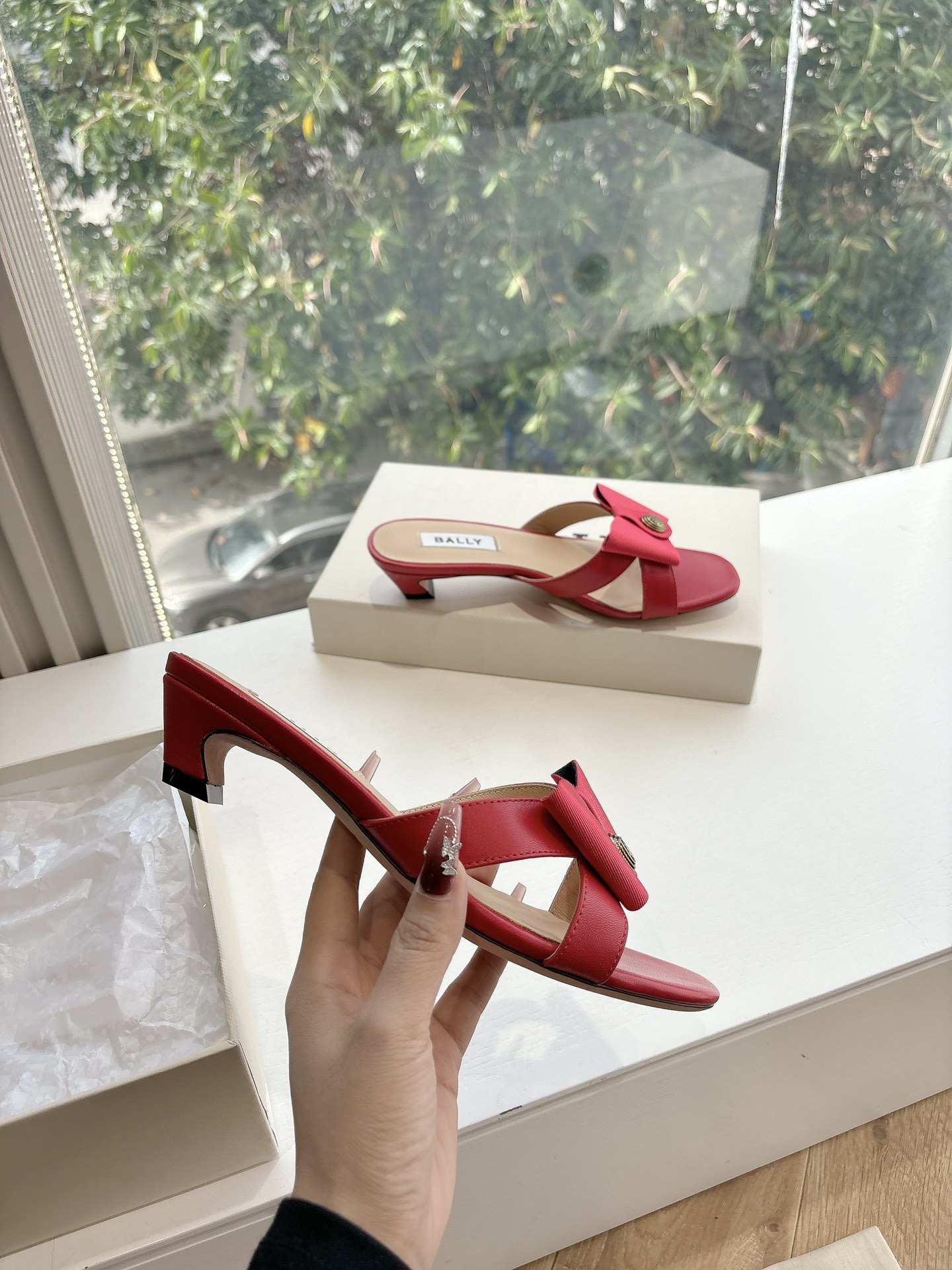 BALLY 발리 슬리퍼 플랫 샌들 신발