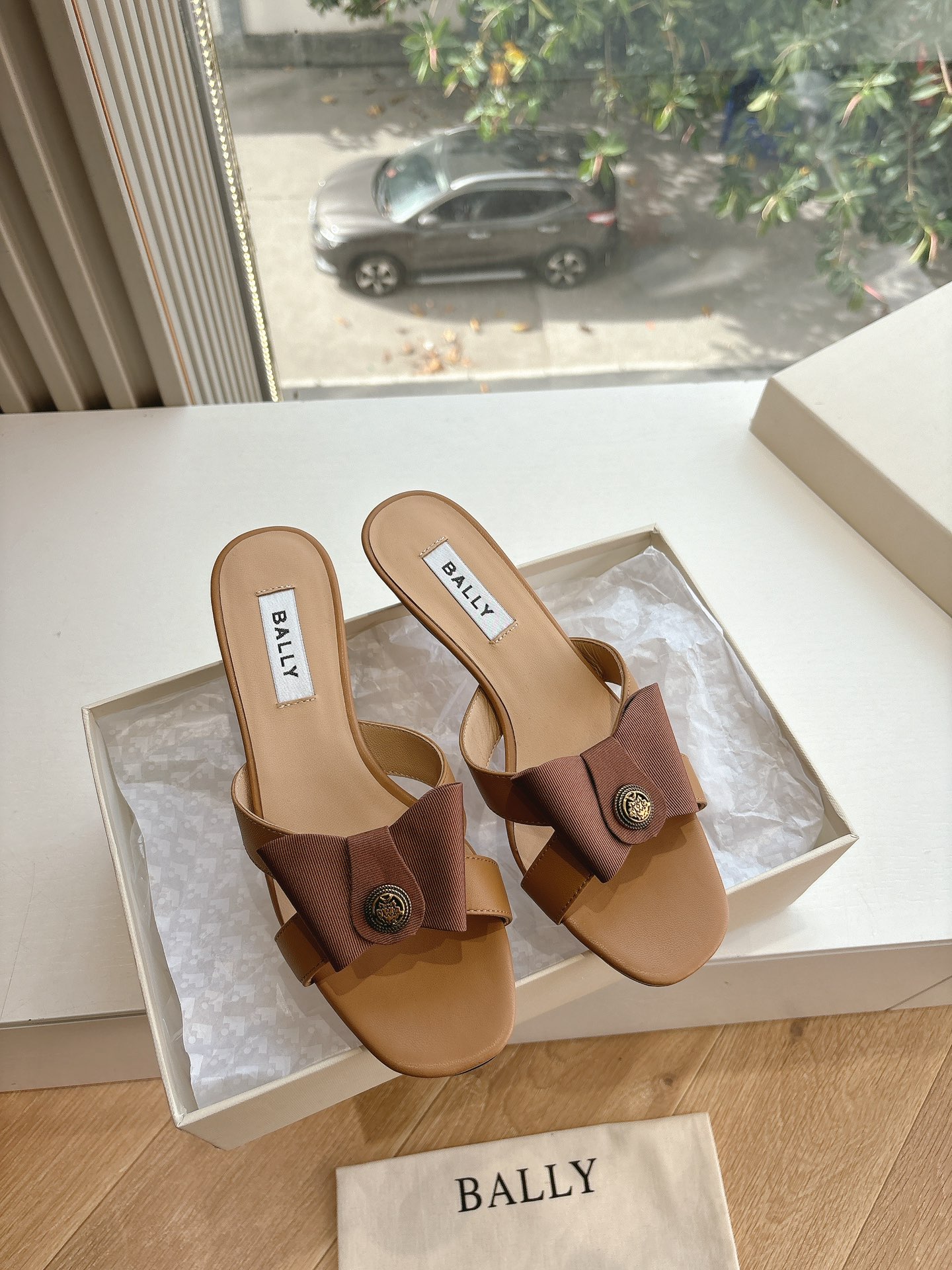 BALLY 발리 슬리퍼 플랫 샌들 신발