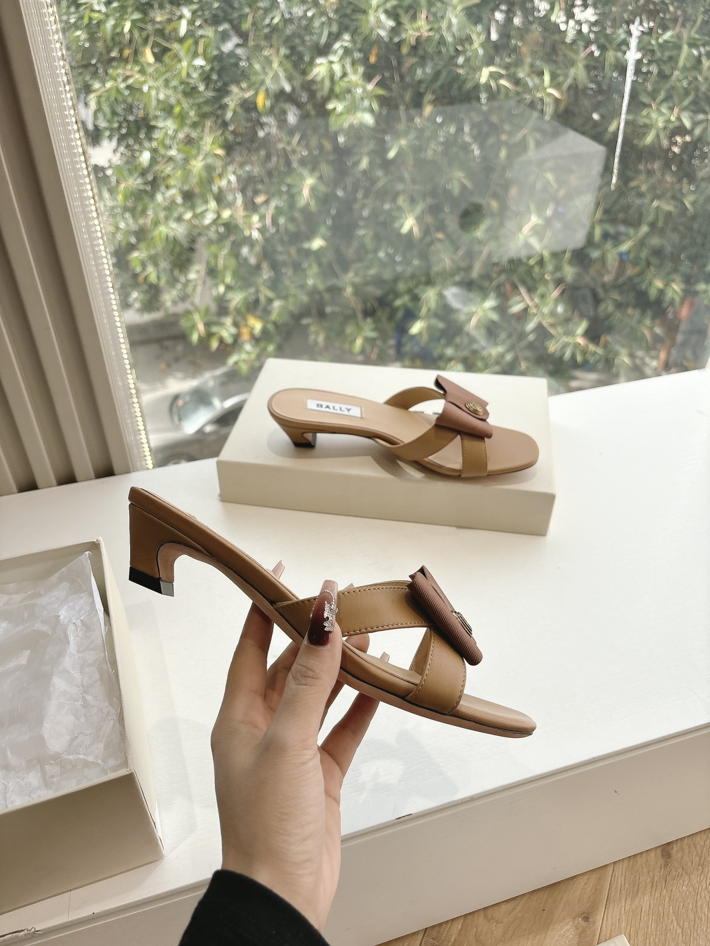 BALLY 발리 슬리퍼 플랫 샌들 신발