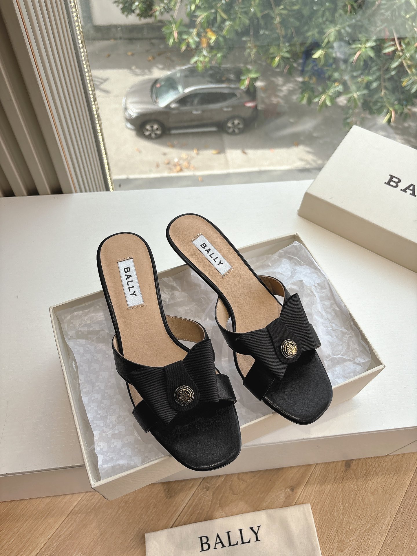 BALLY 발리 슬리퍼 플랫 샌들 신발