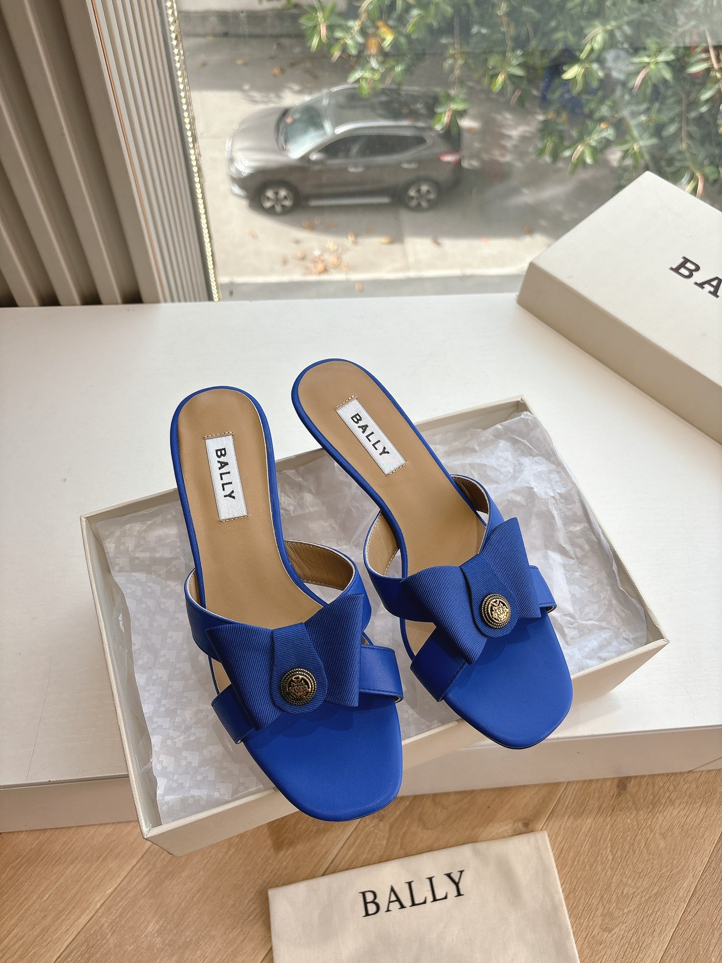 BALLY 발리 슬리퍼 플랫 샌들 신발