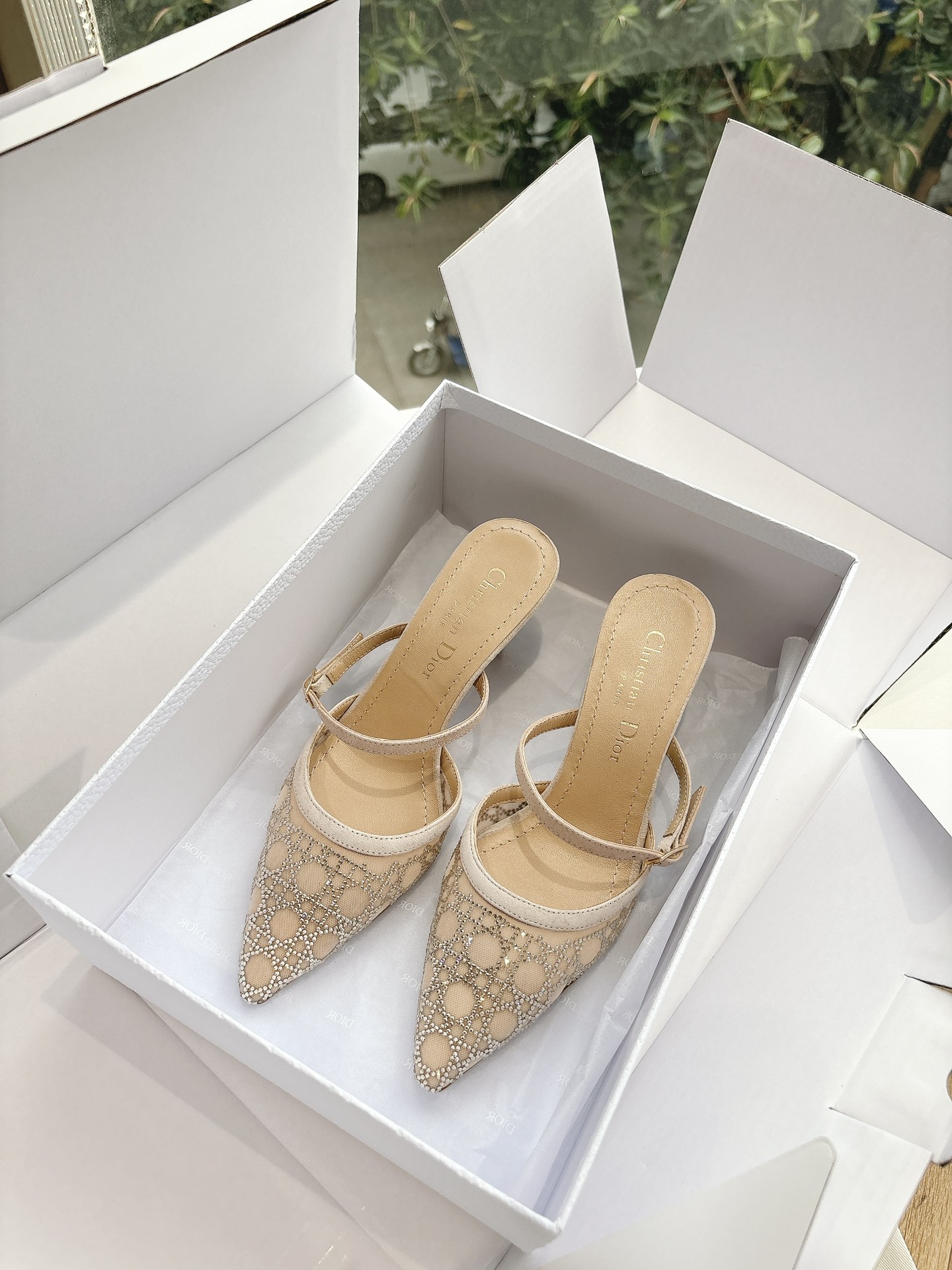 Dior CD 디올 힐 샌들 슬리퍼 신발