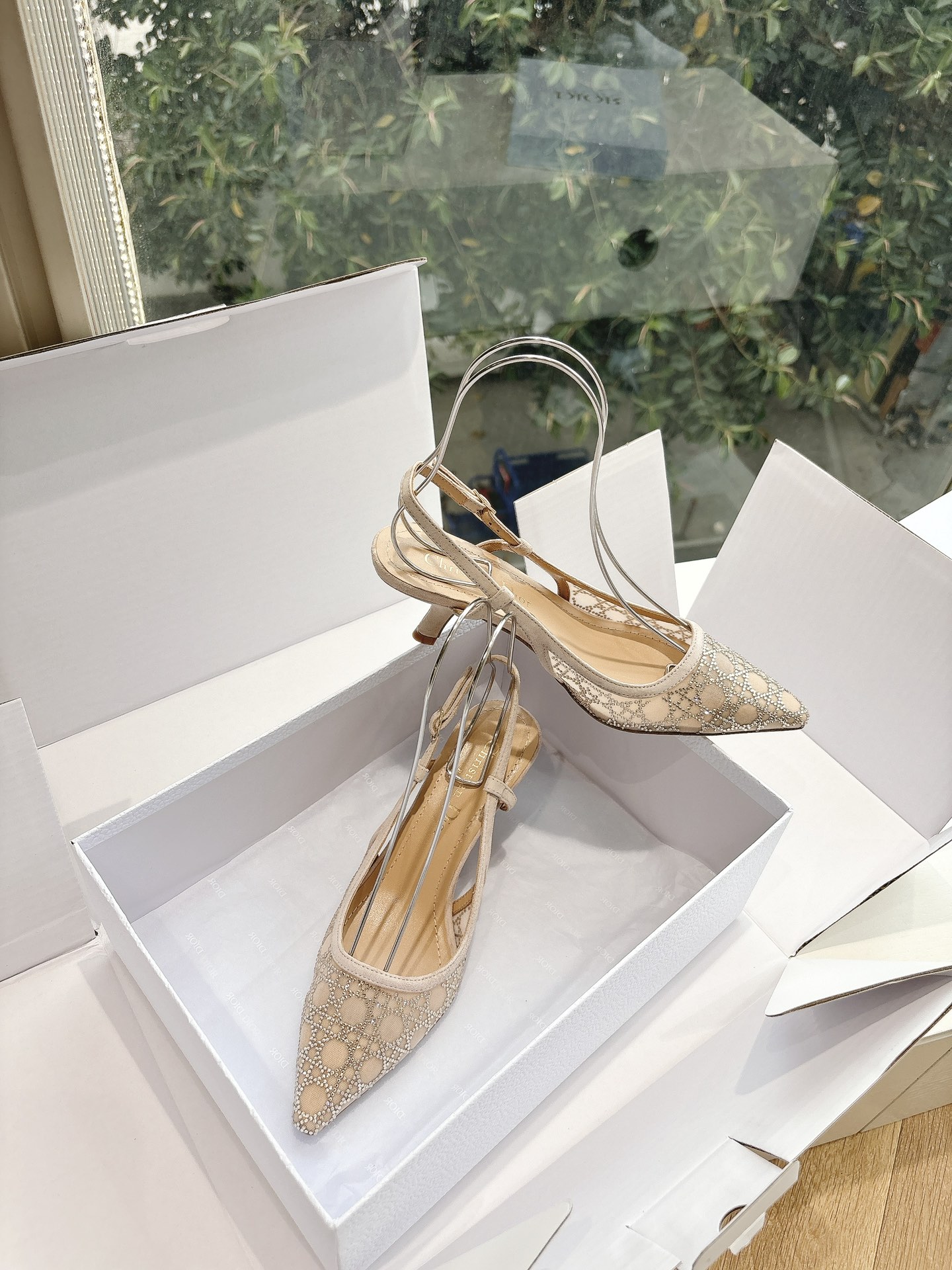 Dior CD 디올 힐 샌들 슬리퍼 신발