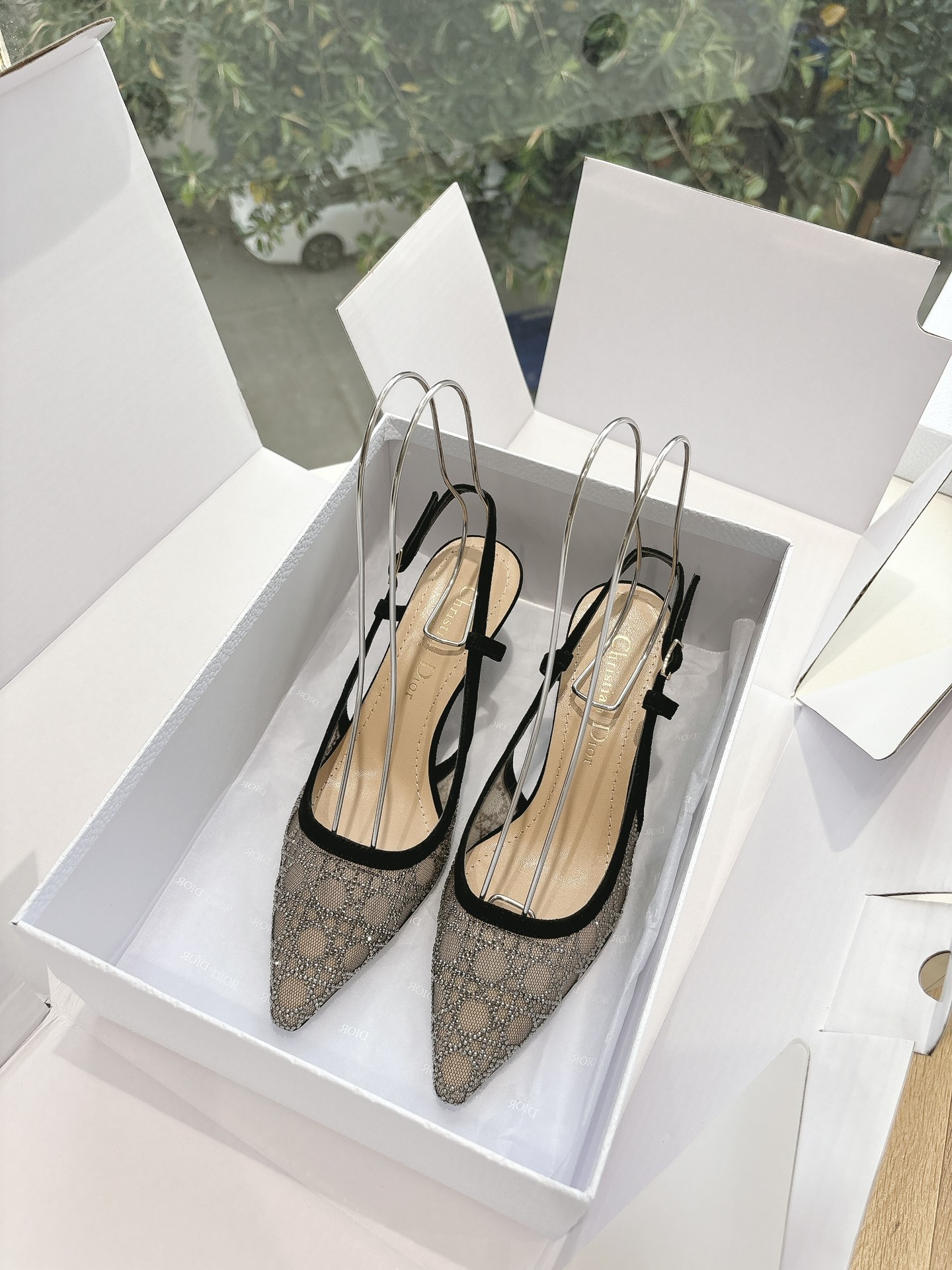 Dior CD 디올 힐 샌들 슬리퍼 신발