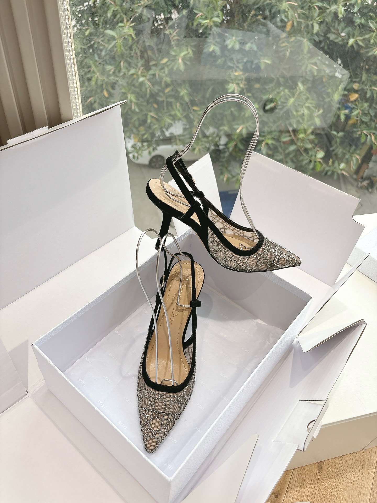 Dior CD 디올 힐 샌들 슬리퍼 신발