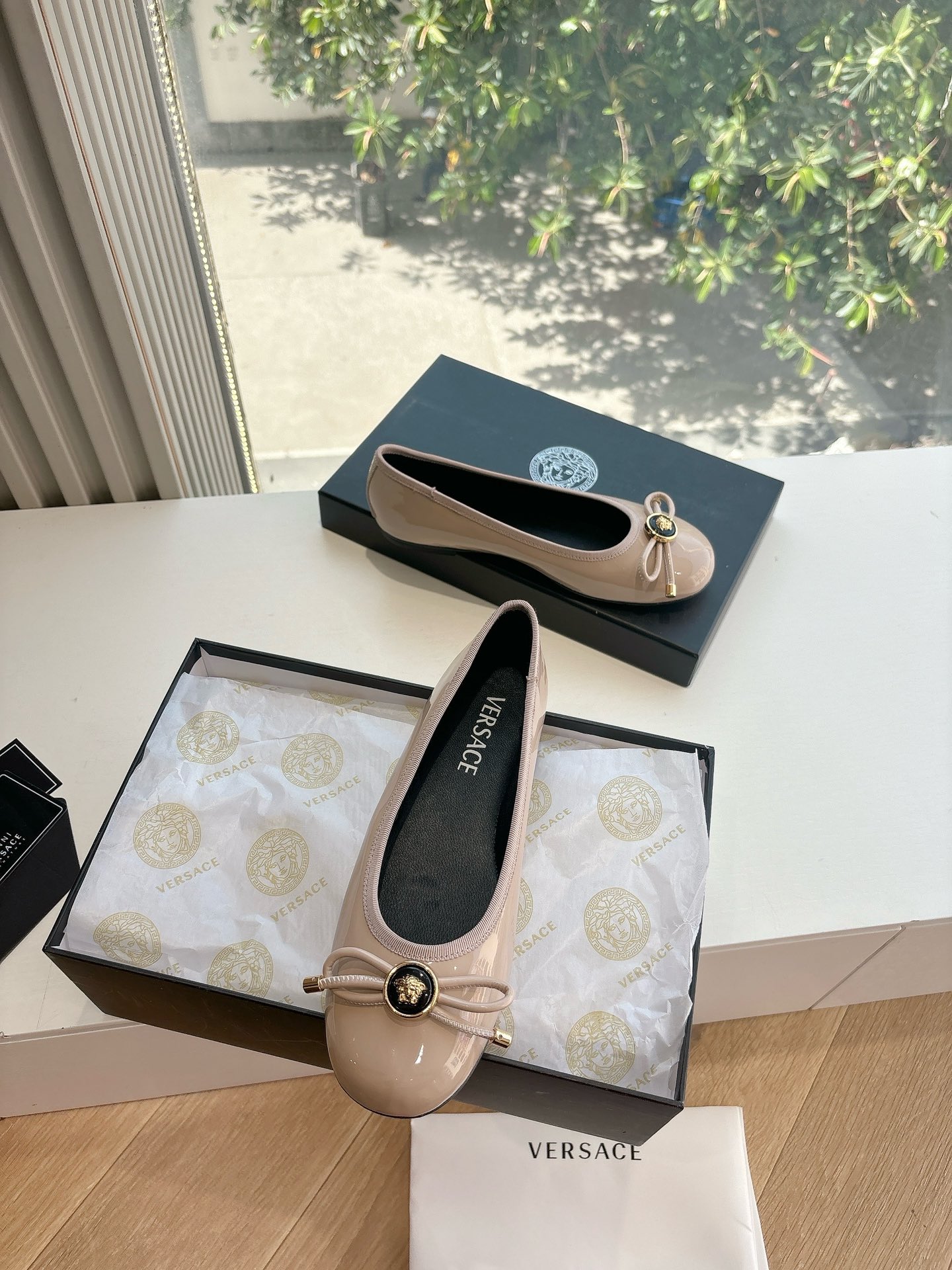 Versace 베르사체 플랫 슈즈 단화 신발