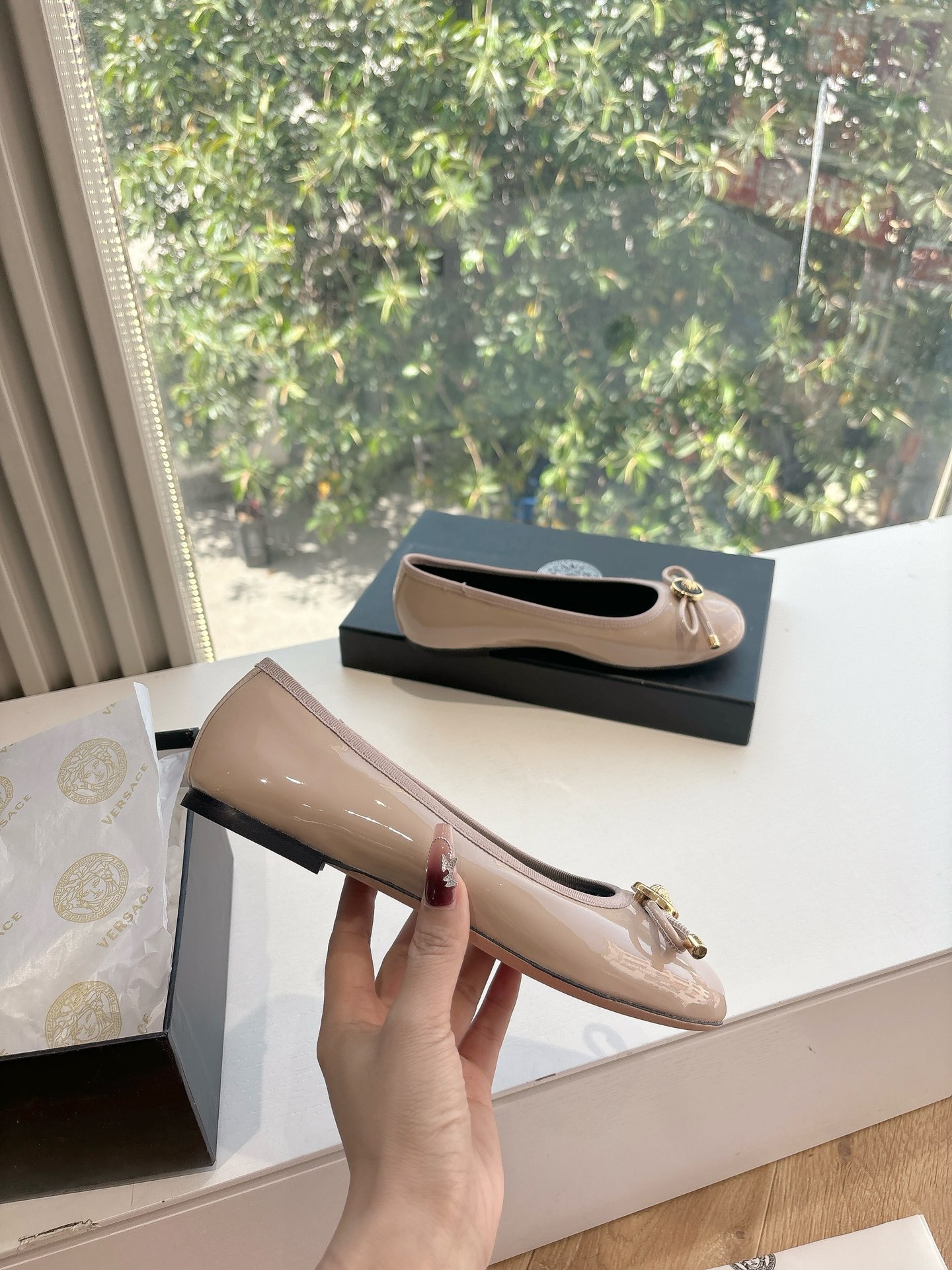 Versace 베르사체 플랫 슈즈 단화 신발