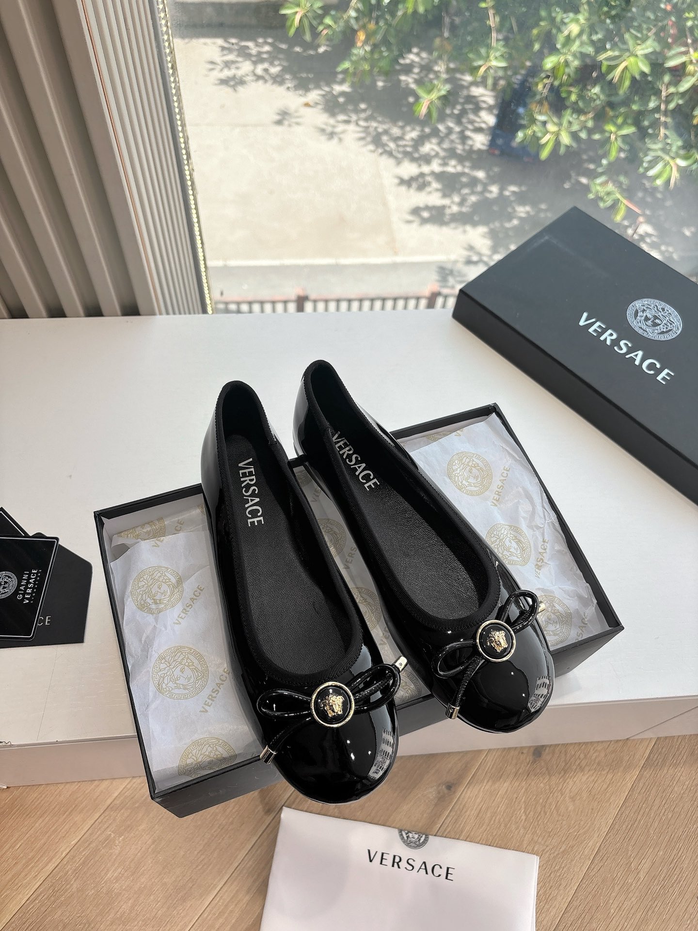 Versace 베르사체 플랫 슈즈 단화 신발