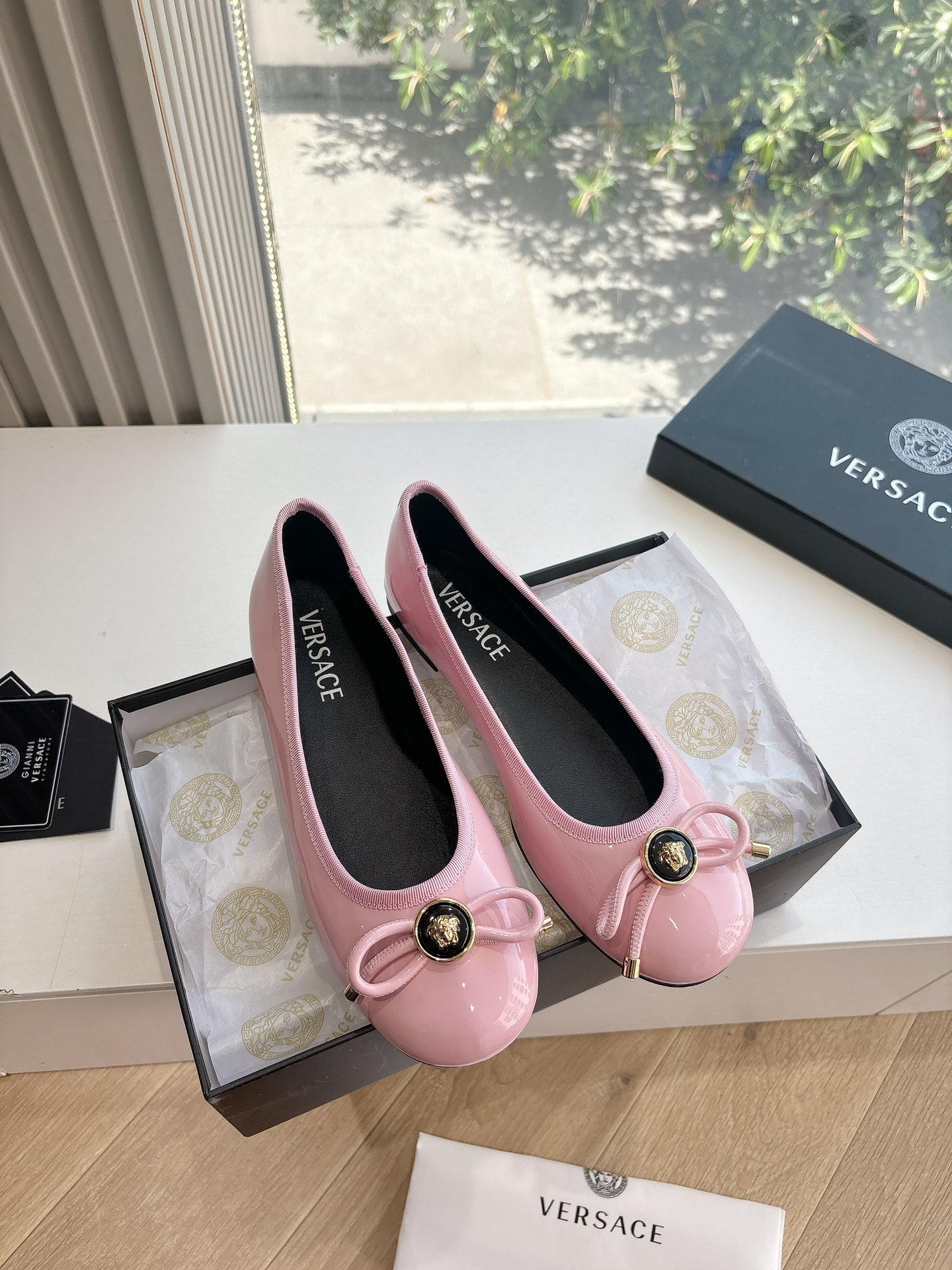 Versace 베르사체 플랫 슈즈 단화 신발