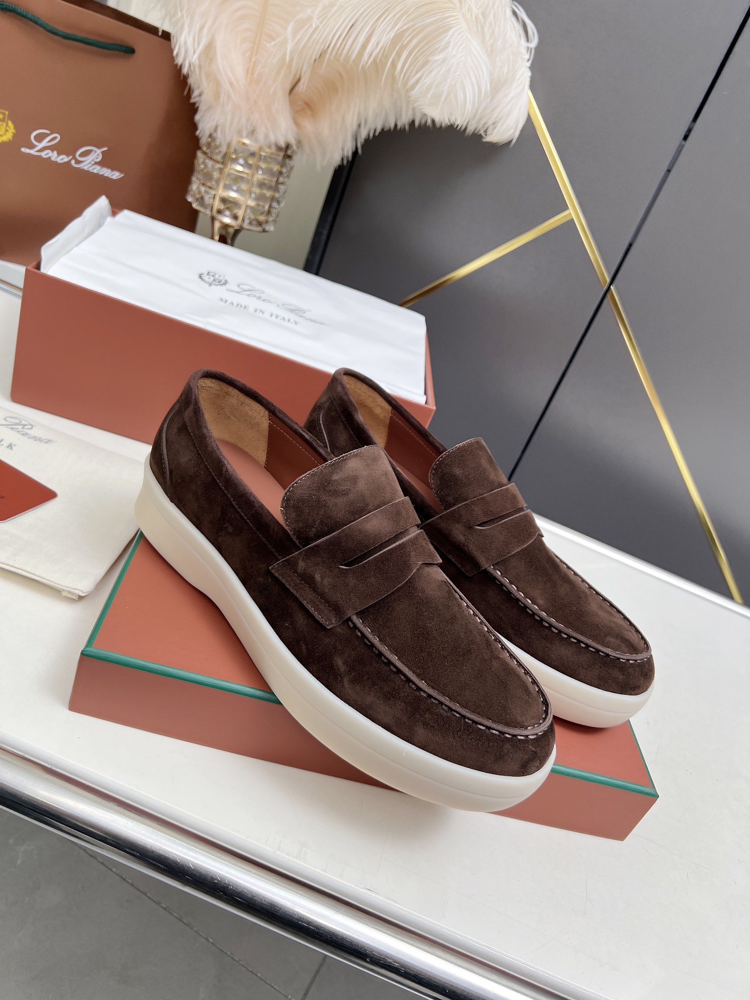 Loro Piana 로로피아나 로퍼 구두 신발