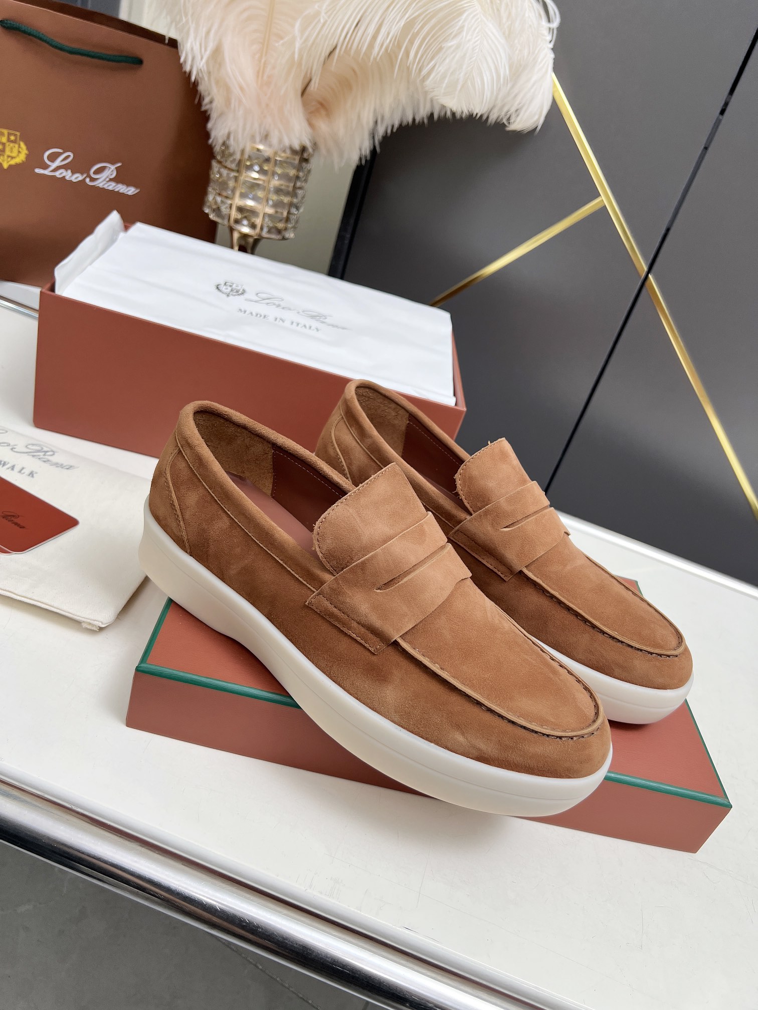 Loro Piana 로로피아나 로퍼 구두 신발