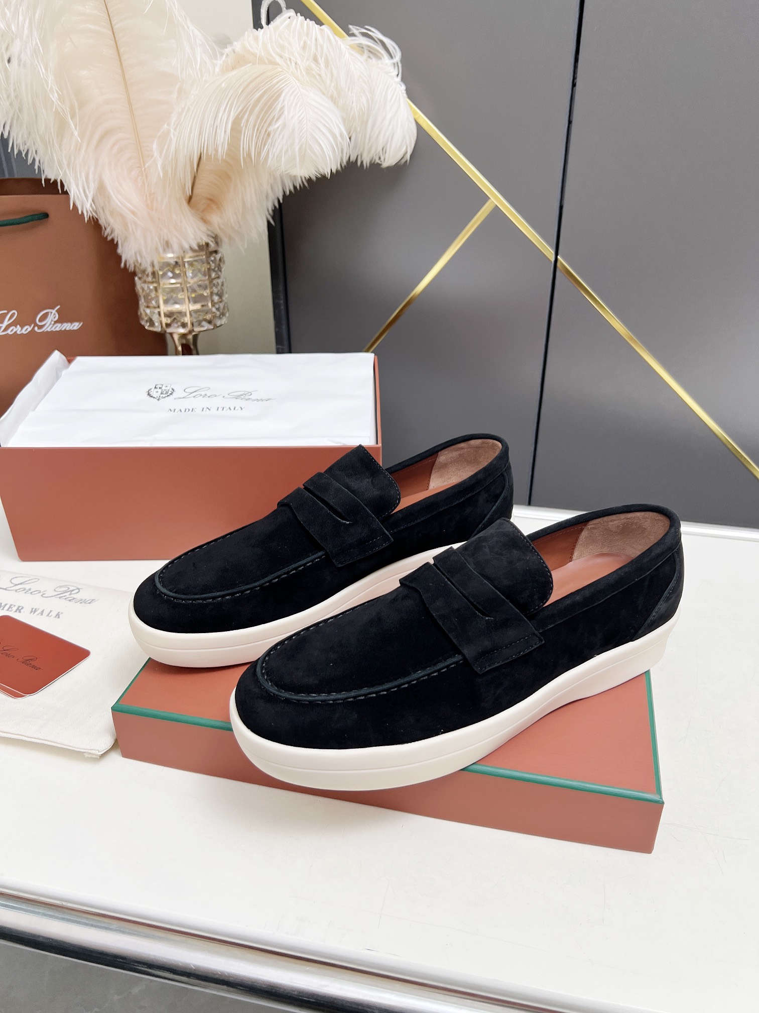 Loro Piana 로로피아나 로퍼 구두 신발