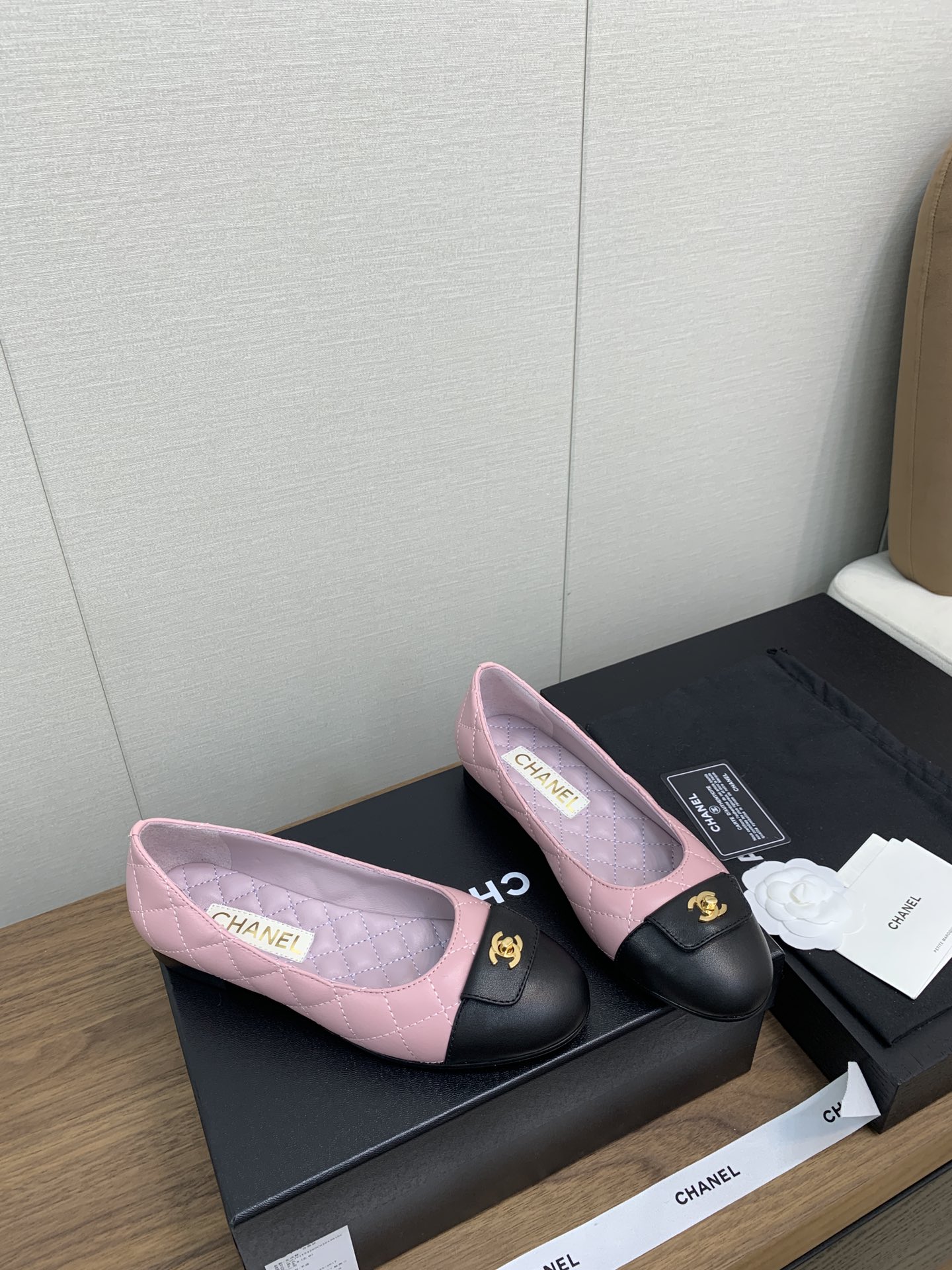 CHANEL 샤넬 플랫 슈즈 단화 신발