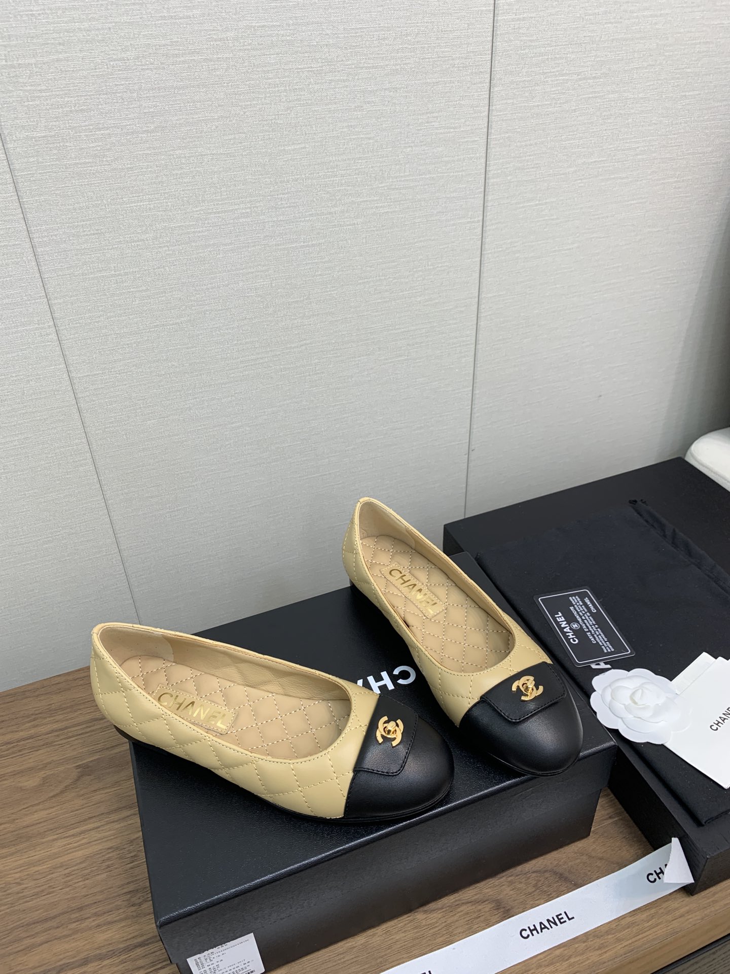 CHANEL 샤넬 플랫 슈즈 단화 신발