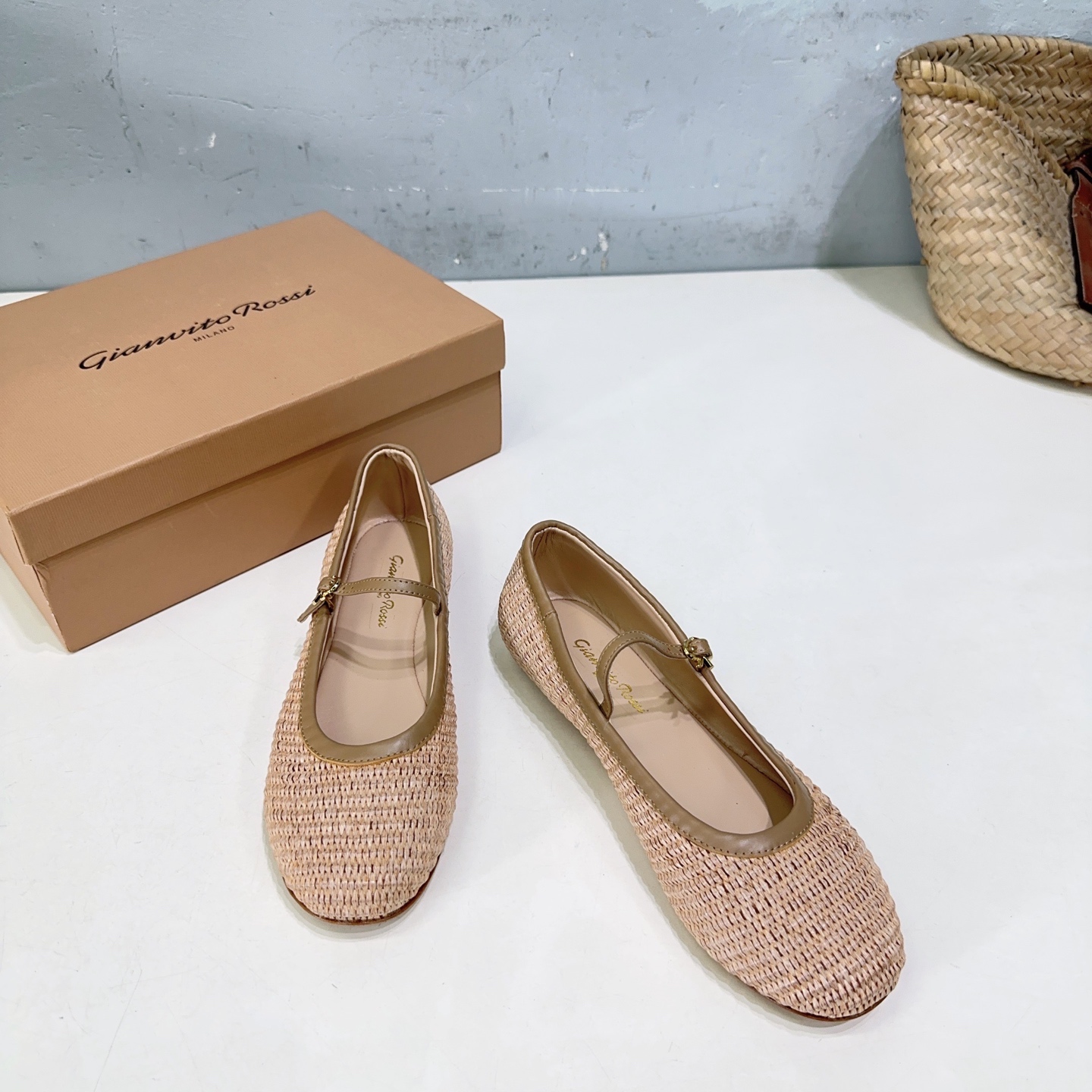 Gianvito Rossi 지안비토 로씨 플랫 슈즈 단화 신발