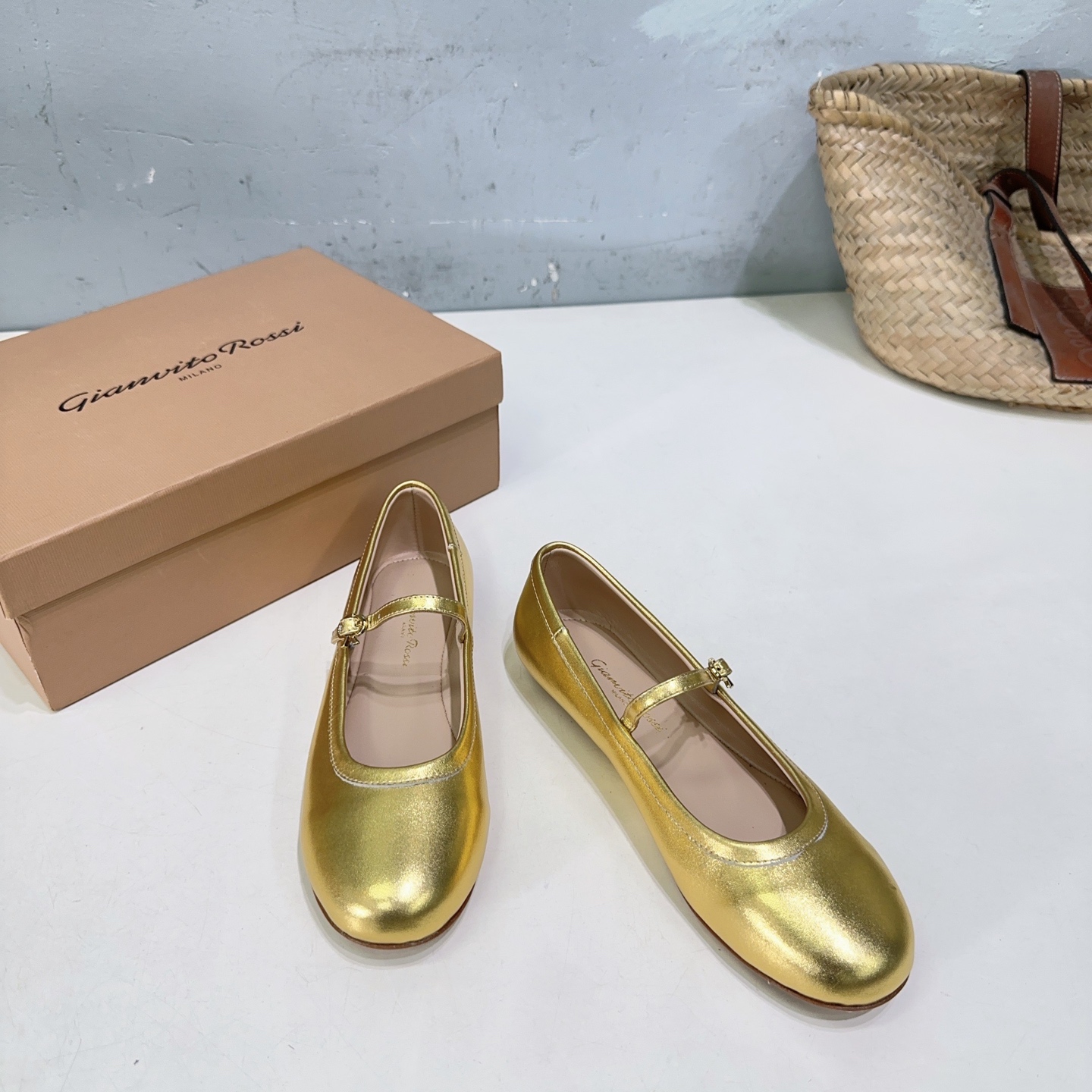 Gianvito Rossi 지안비토 로씨 플랫 슈즈 단화 신발