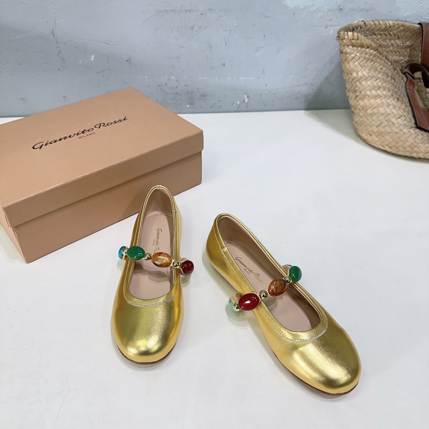 Gianvito Rossi 지안비토 로씨 플랫 슈즈 단화 신발