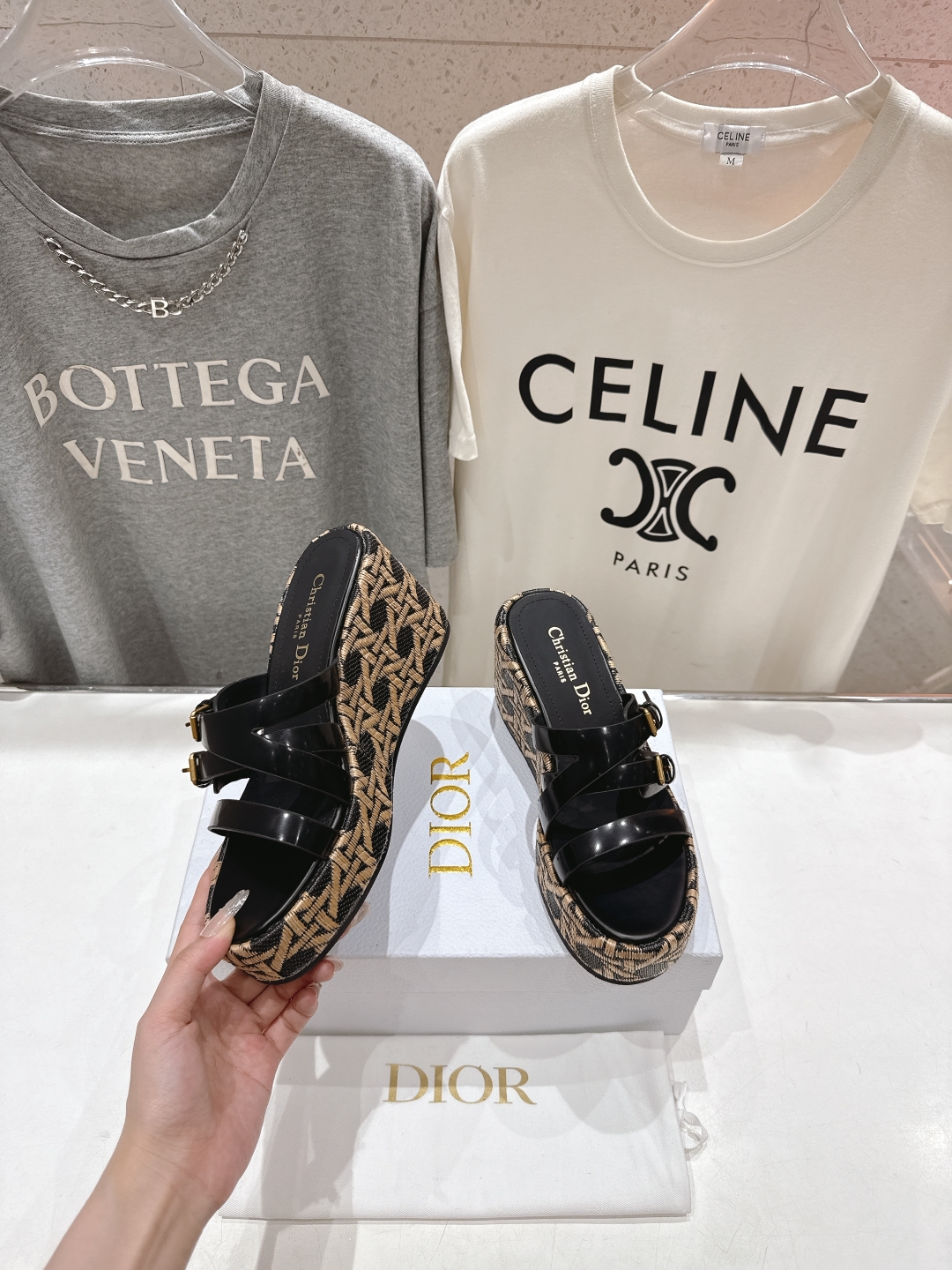 Dior CD 디올 통굽 샌들 슬리퍼 신발