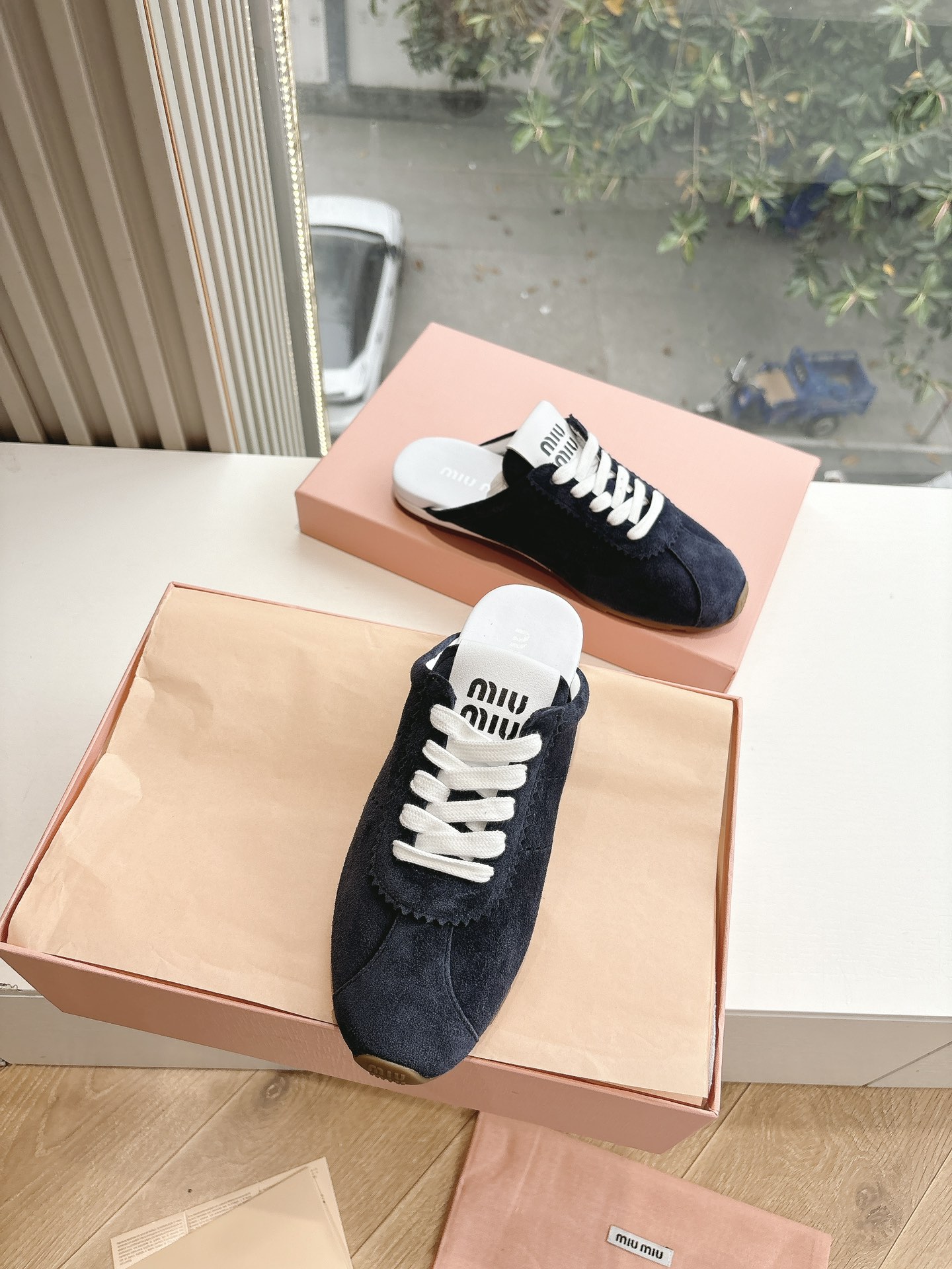 miumiu 미우미우 뮬 스니커즈 신발