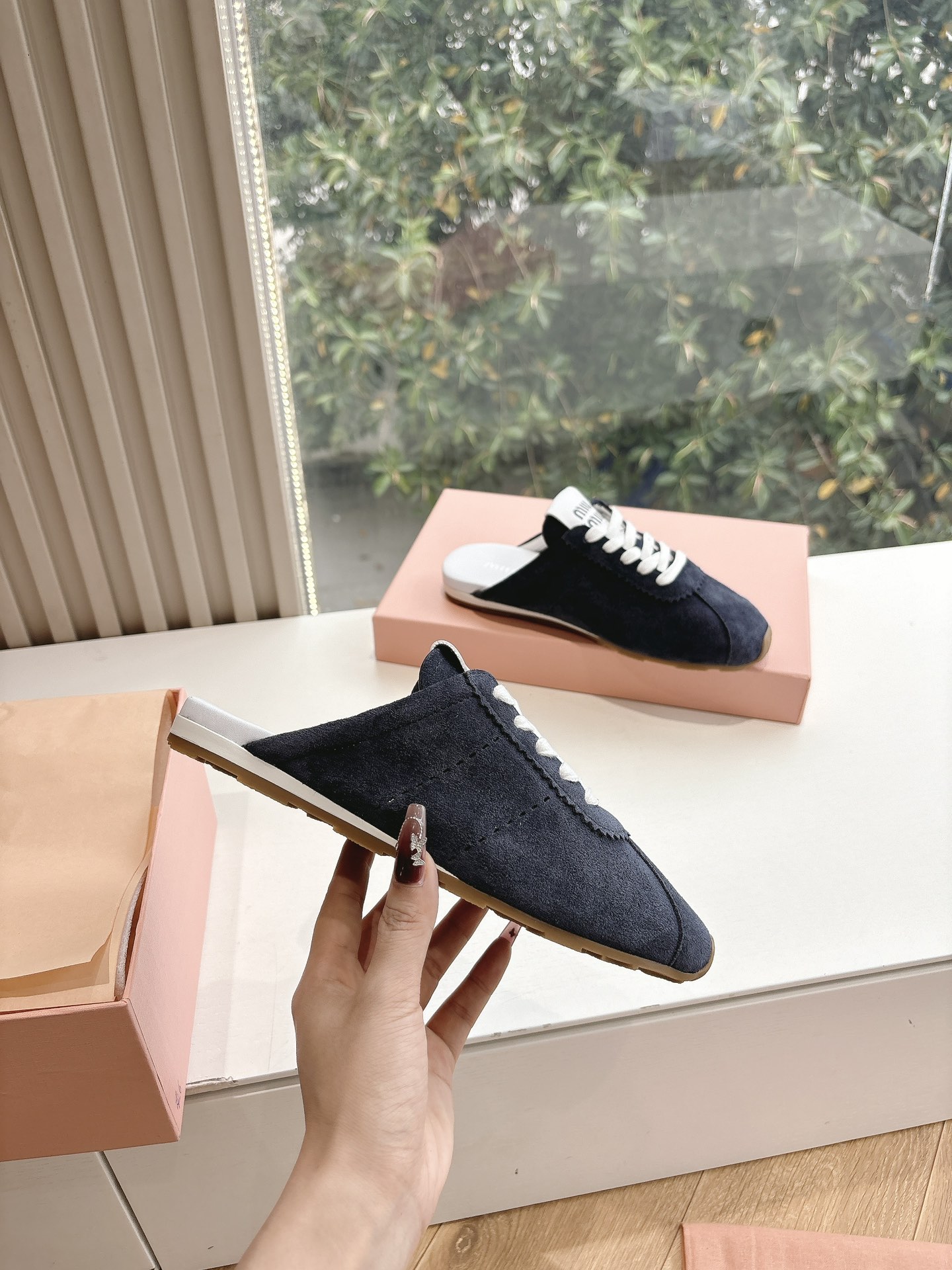 miumiu 미우미우 뮬 스니커즈 신발