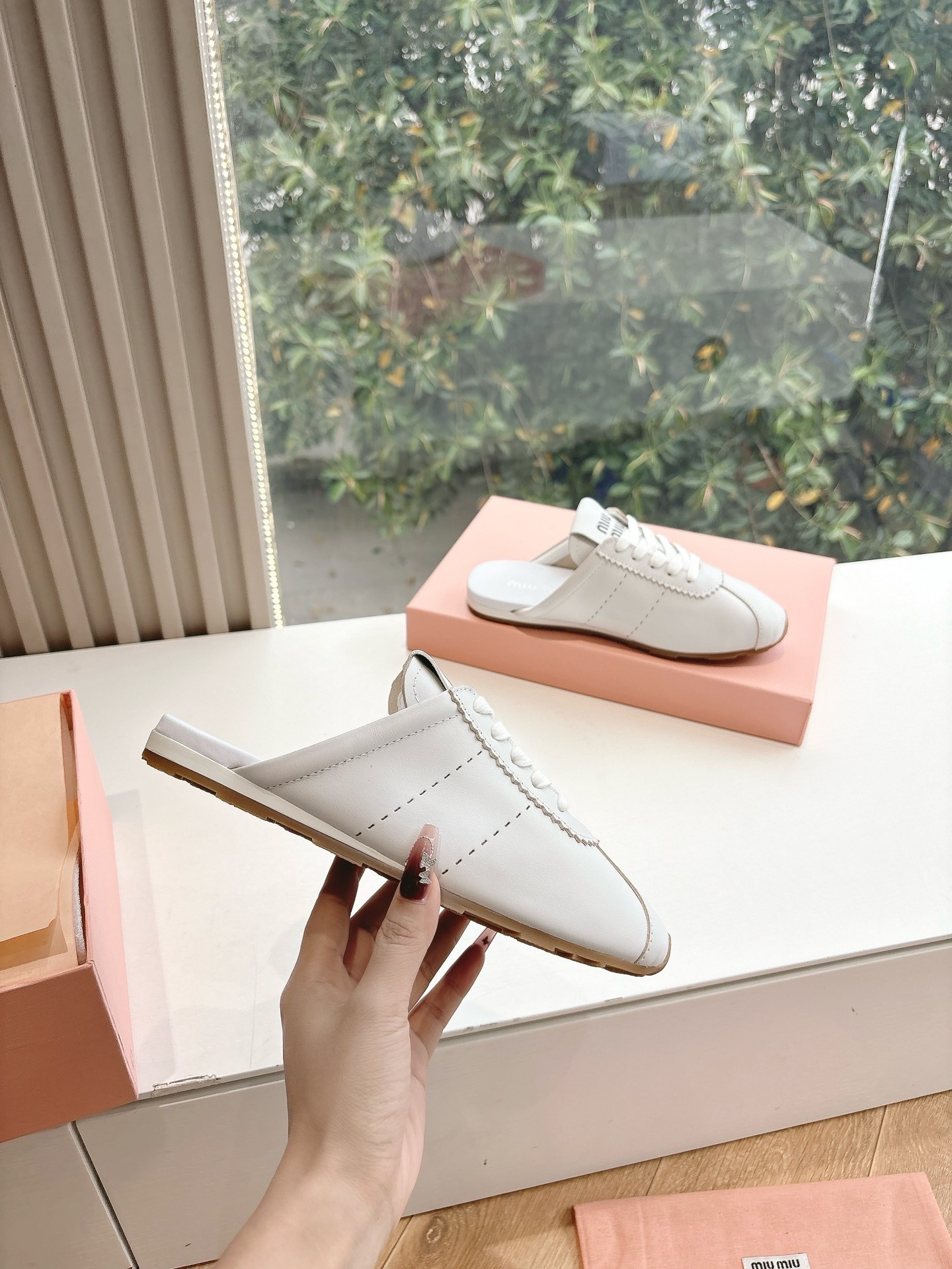 miumiu 미우미우 뮬 스니커즈 신발