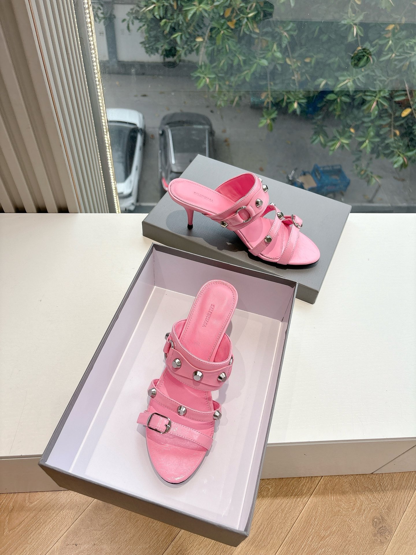 Balenciaga 발렌시아가 힐 샌들 슬리퍼 신발