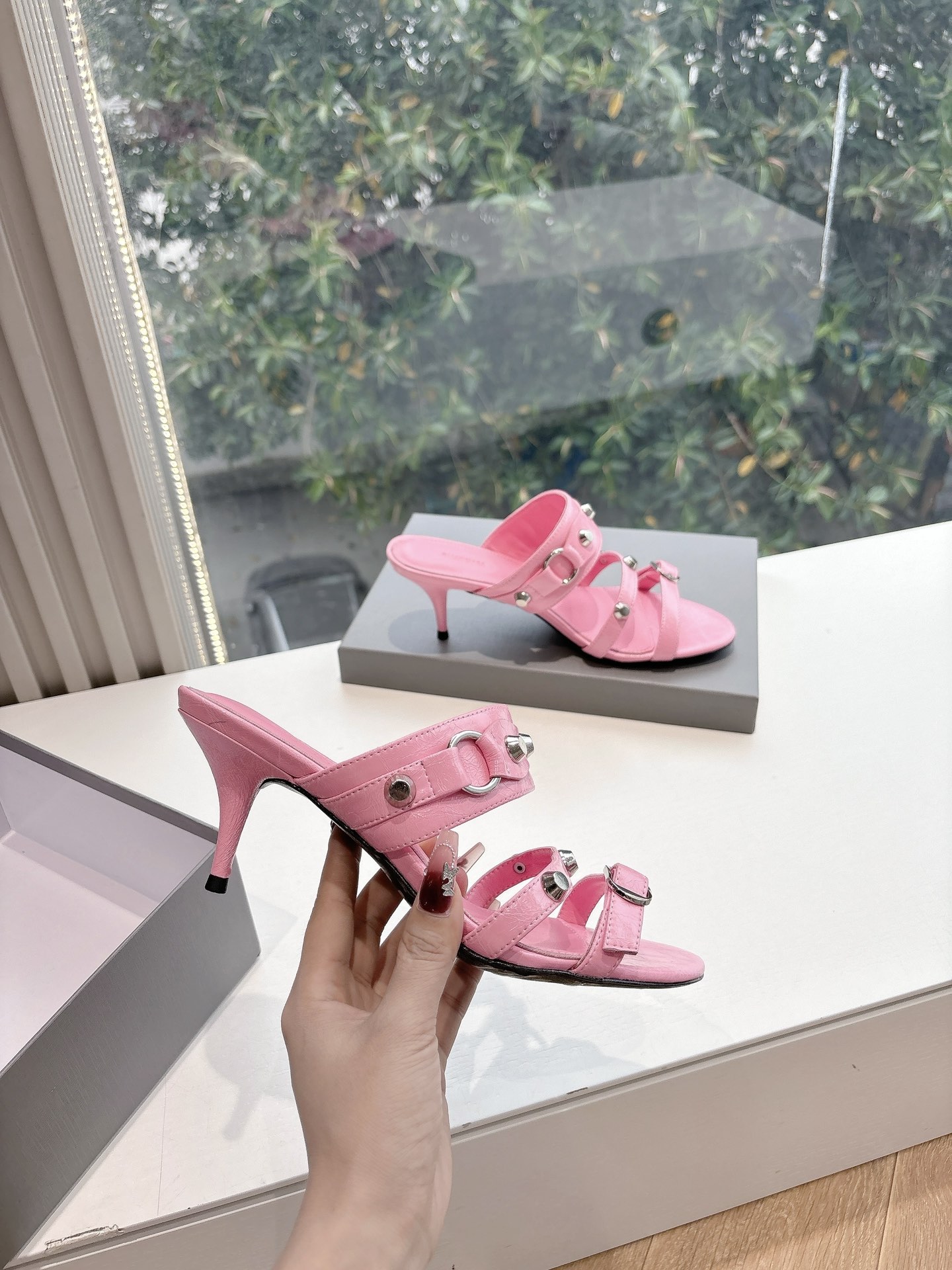 Balenciaga 발렌시아가 힐 샌들 슬리퍼 신발