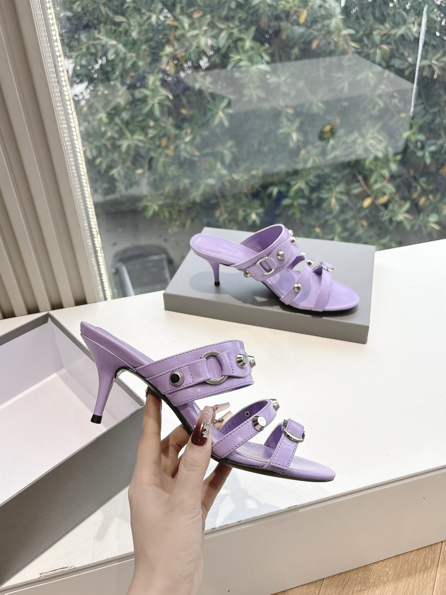 Balenciaga 발렌시아가 힐 샌들 슬리퍼 신발