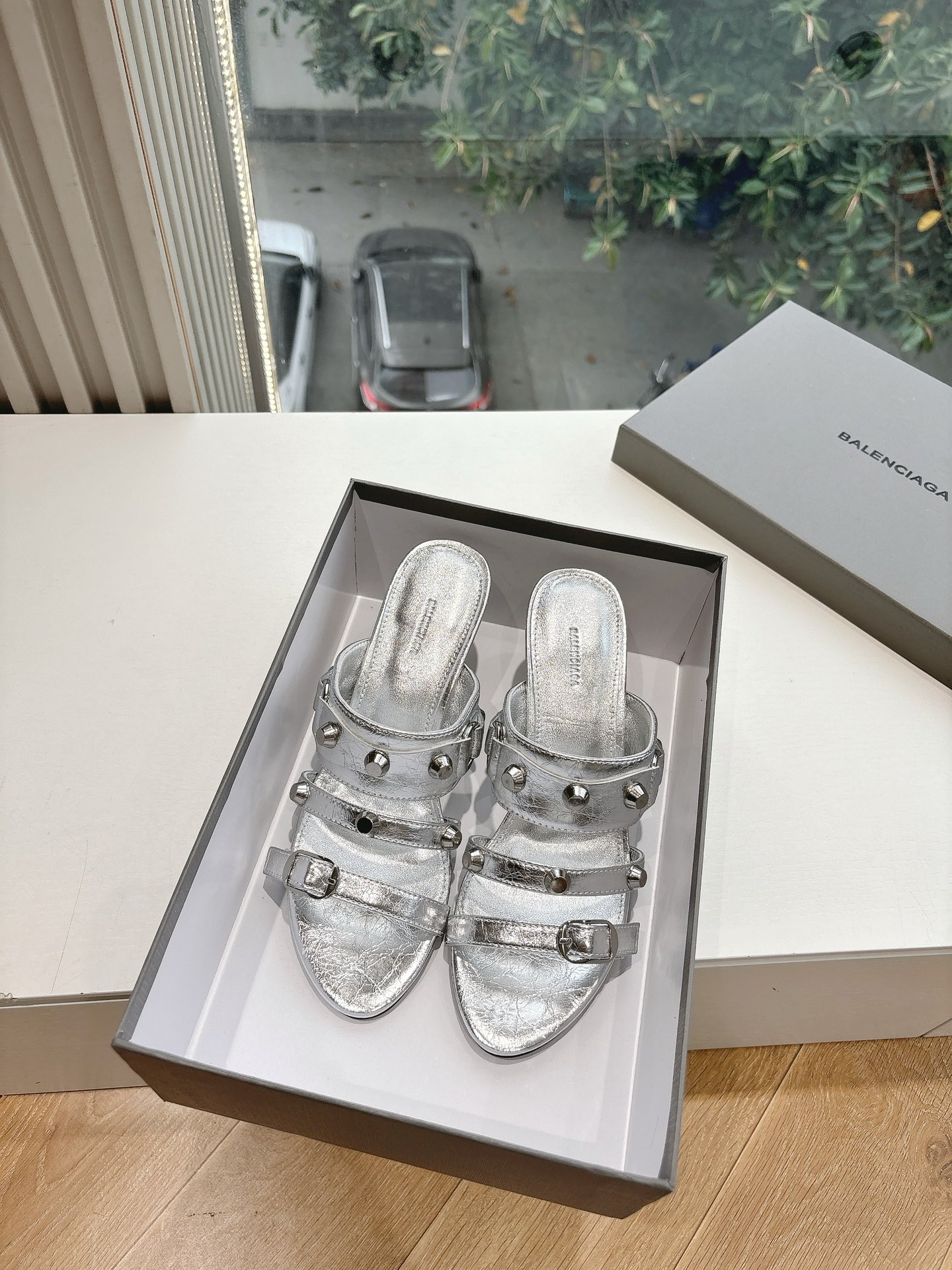 Balenciaga 발렌시아가 힐 샌들 슬리퍼 신발