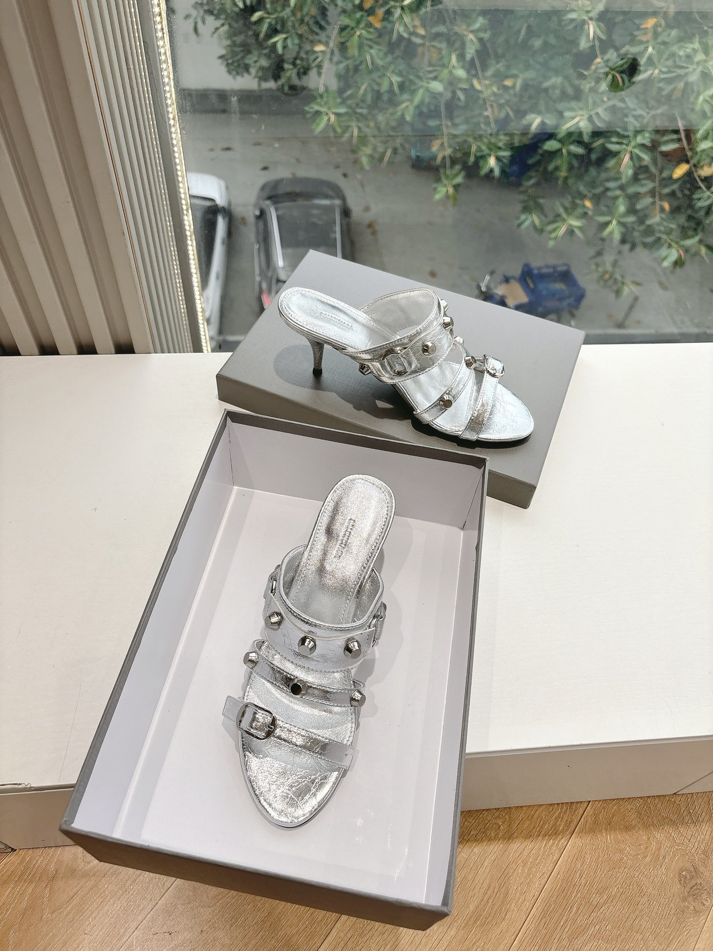 Balenciaga 발렌시아가 힐 샌들 슬리퍼 신발