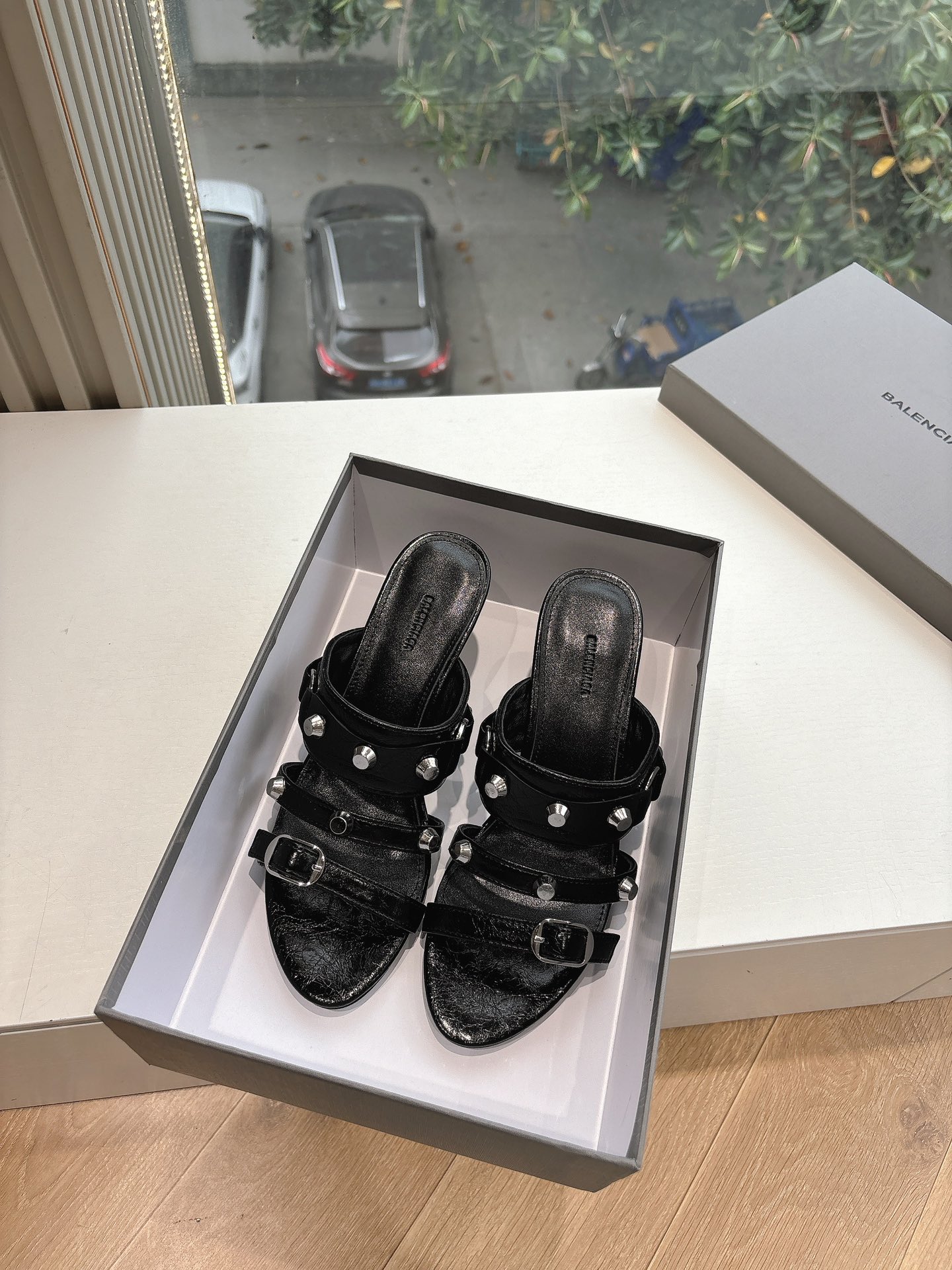 Balenciaga 발렌시아가 힐 샌들 슬리퍼 신발