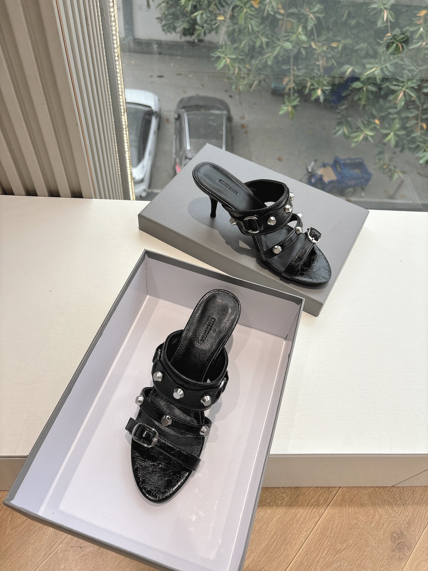 Balenciaga 발렌시아가 힐 샌들 슬리퍼 신발