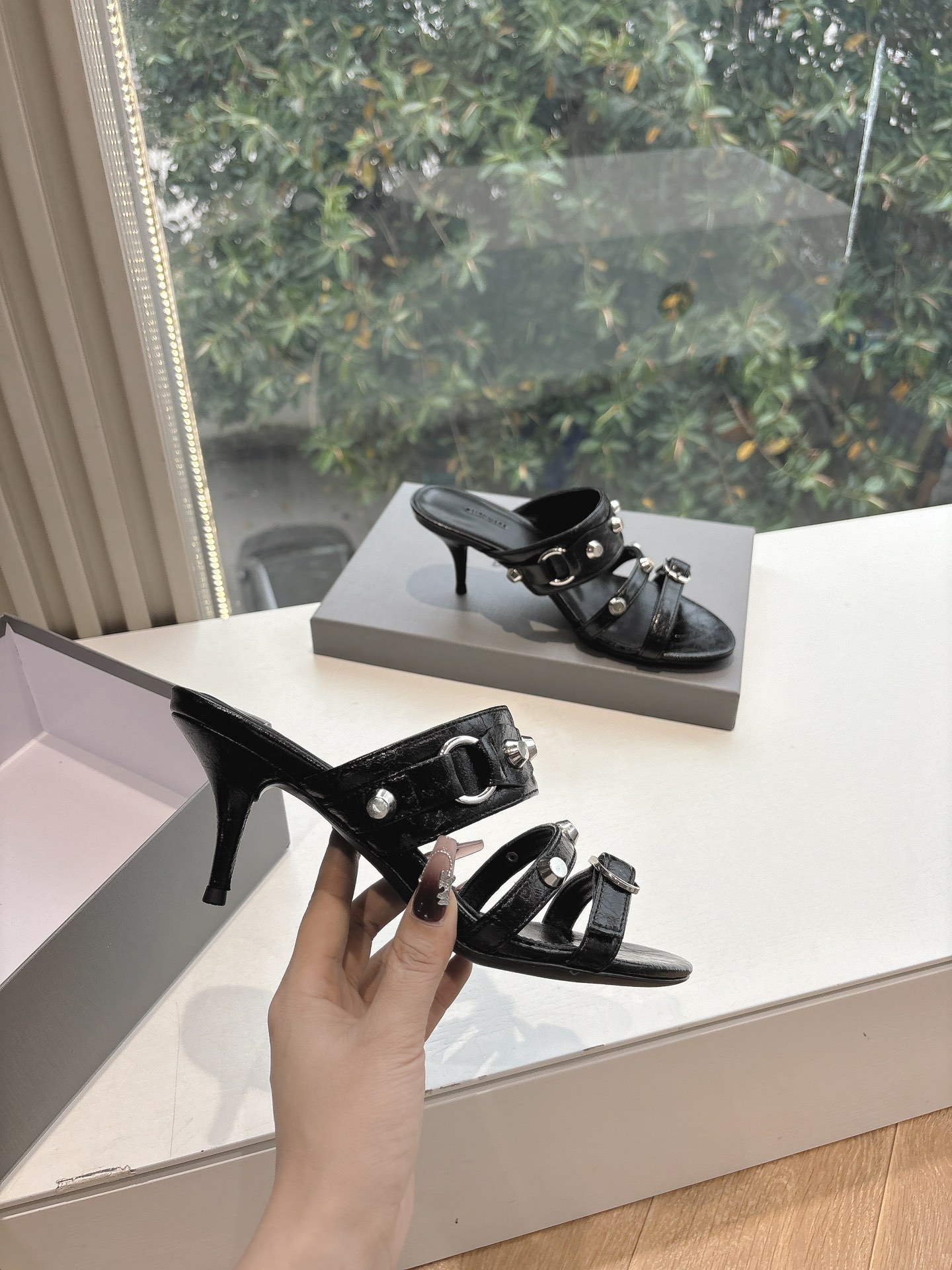 Balenciaga 발렌시아가 힐 샌들 슬리퍼 신발