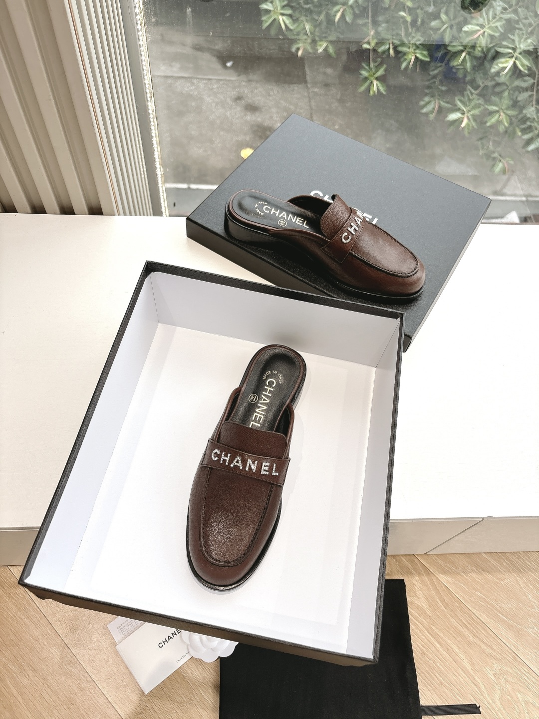CHANEL 샤넬 뮬 로퍼 단화 슬리퍼 샌들 신발