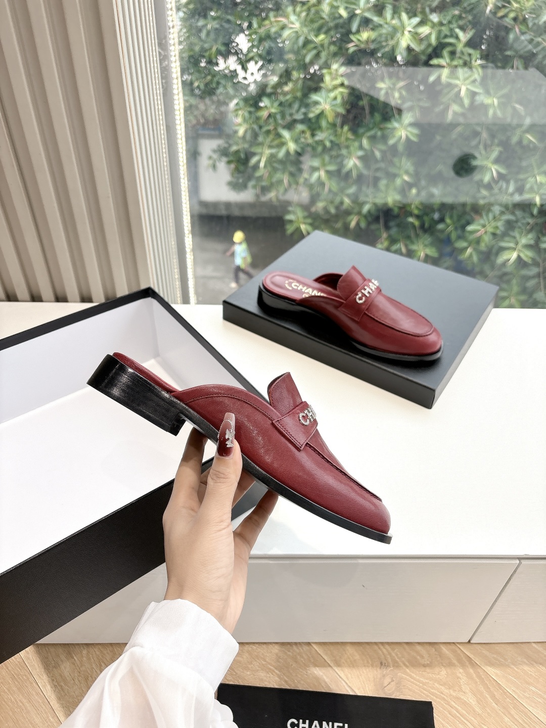 CHANEL 샤넬 뮬 로퍼 단화 슬리퍼 샌들 신발