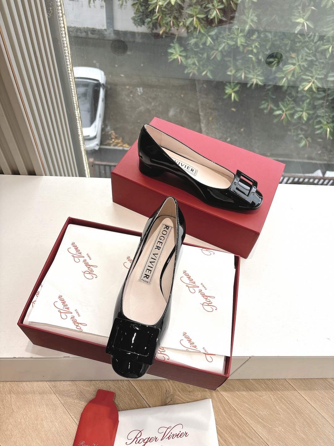 Roger Vivier RV 로저 비비에 플랫슈즈 통굽 구두 단화 신발