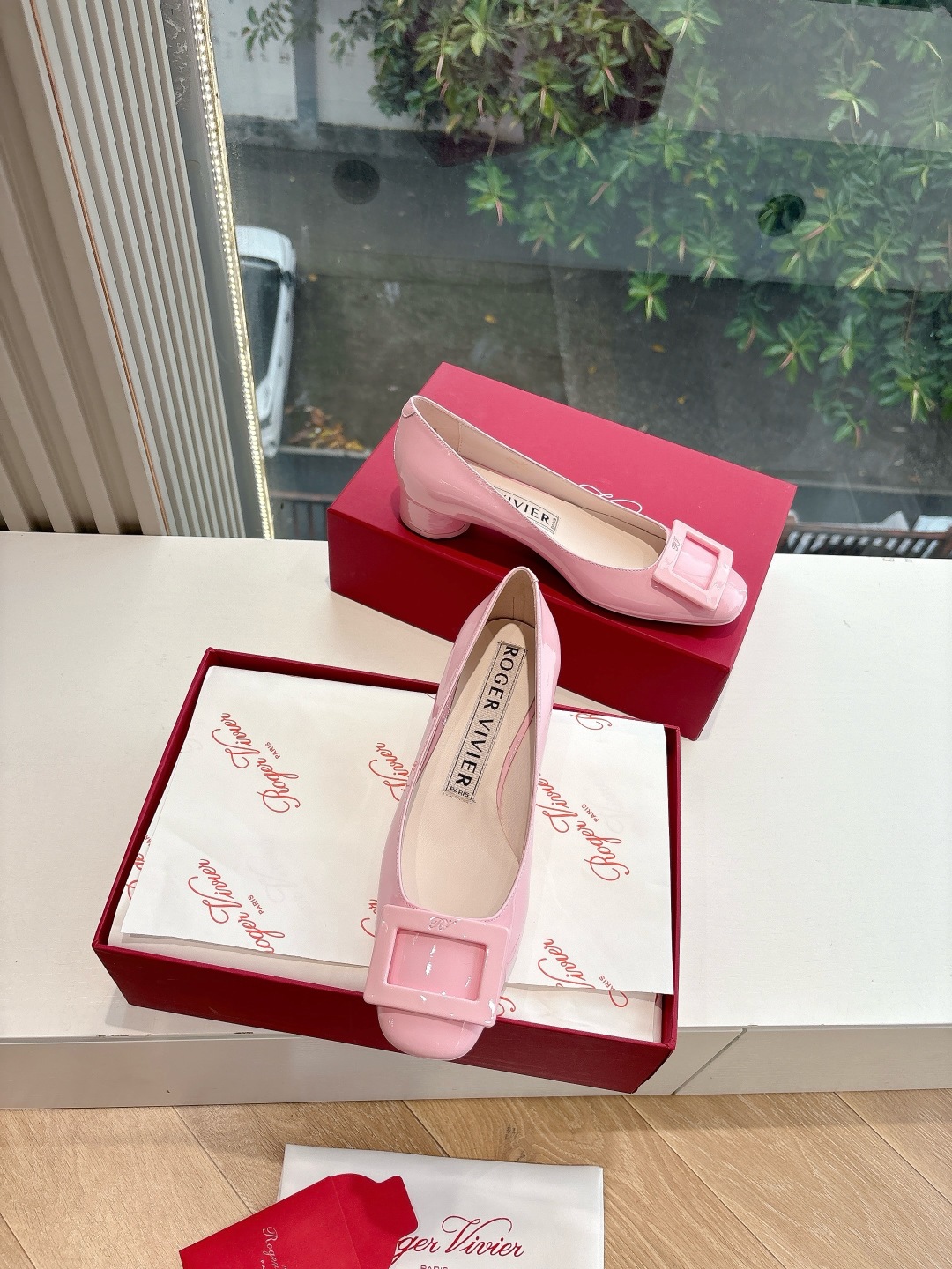 Roger Vivier RV 로저 비비에 플랫슈즈 통굽 구두 단화 신발
