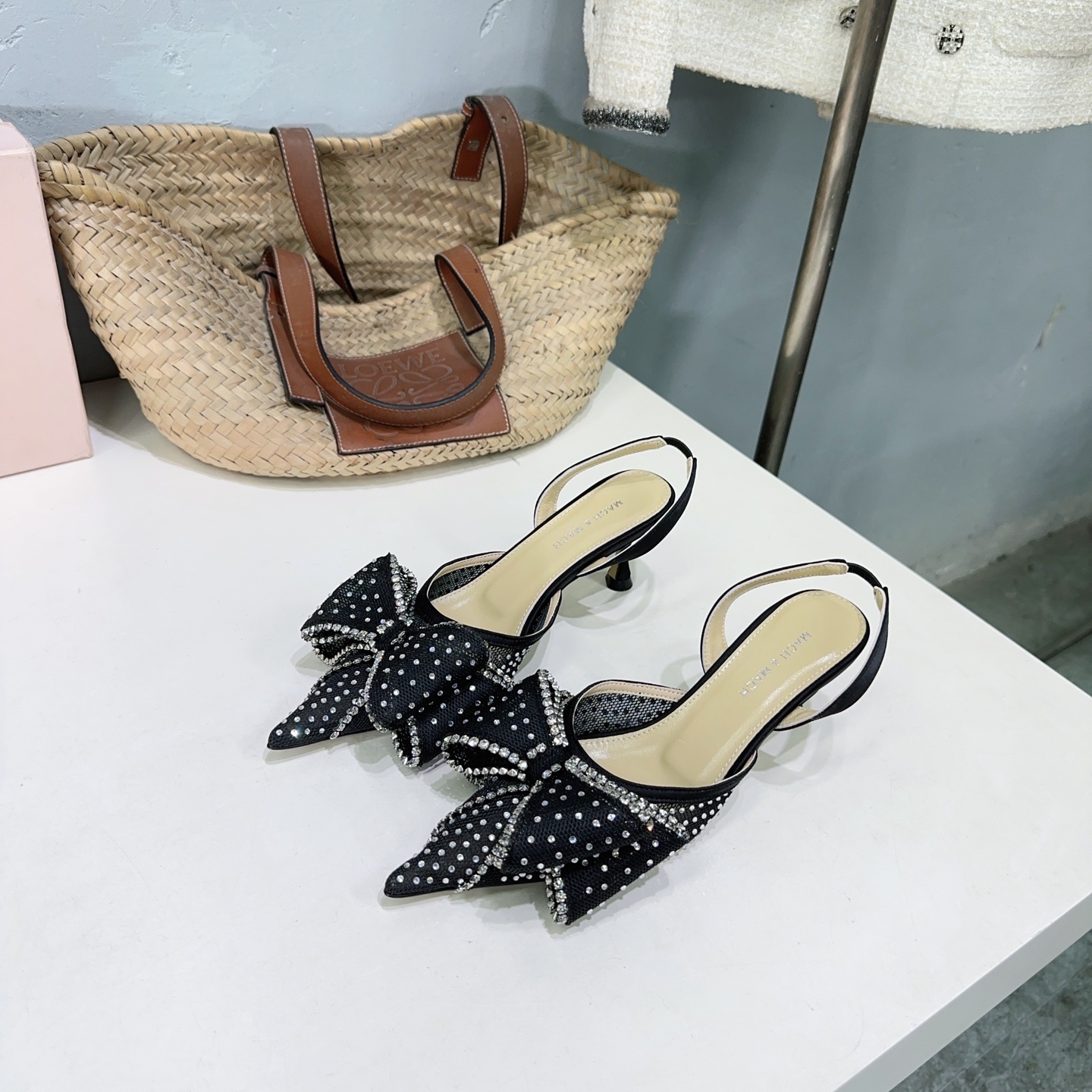 mach&mach 마하안마하 스틸레토 뒷굽 샌들 구두 신발