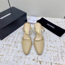 CHANEL 샤넬 웨지 샌들 슬리퍼 신발