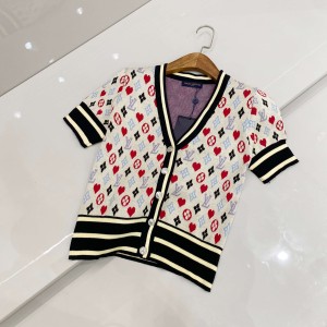 Louis Vuitton LV 루이비통 반팔 니트 가디건 의류