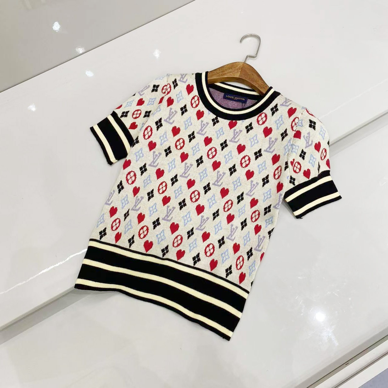 Louis Vuitton LV 루이비통 니트 반팔 티셔츠 의류