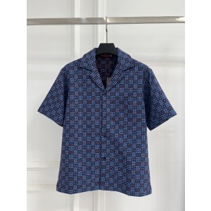 GUCCI 구찌 반팔 체크 셔츠 의류