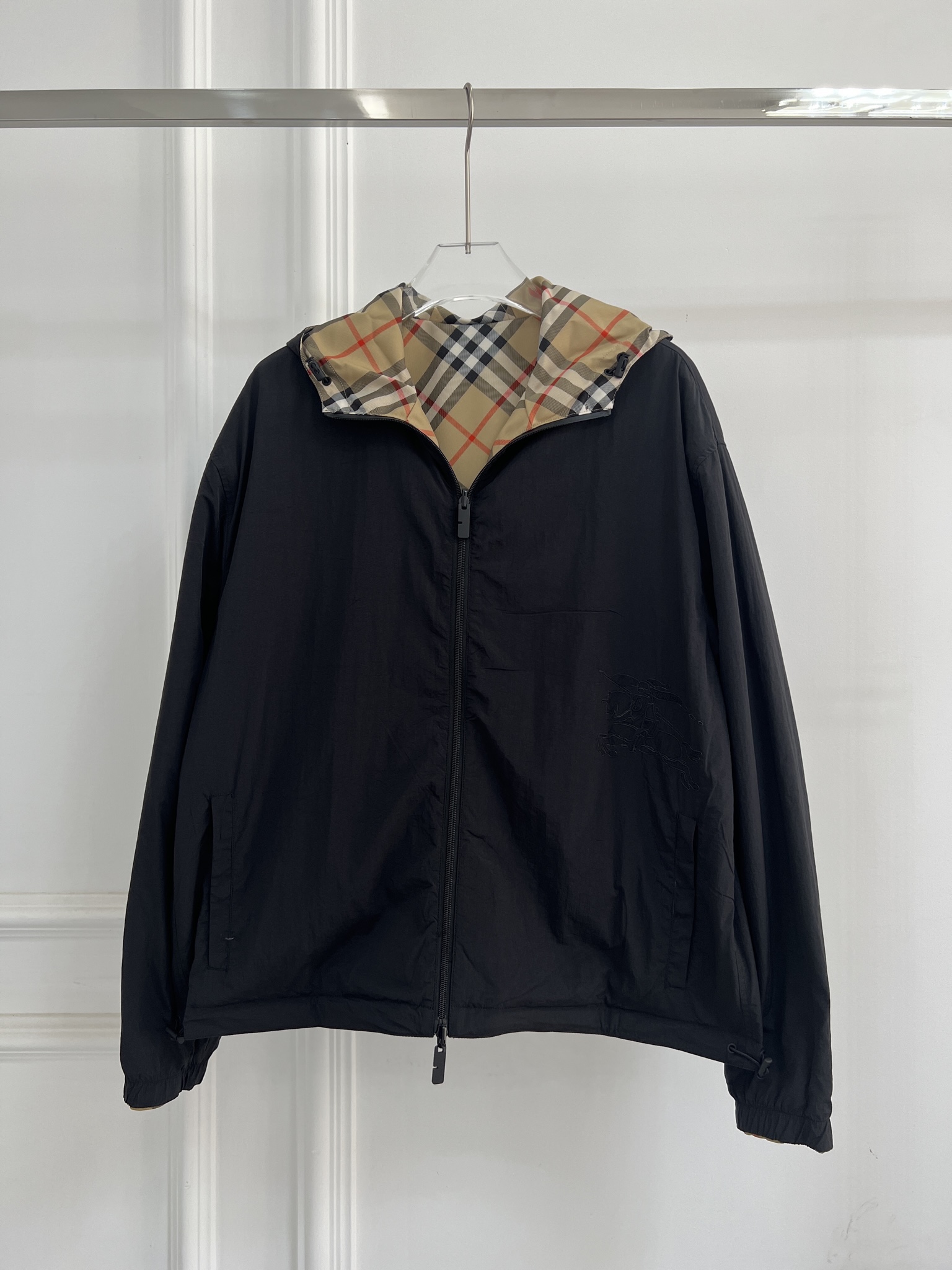 Burberry BBR 버버리 체크 양면 후드 자켓 의류