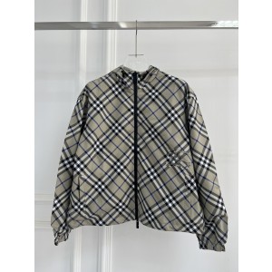 Burberry BBR 버버리 체크 양면 후드 자켓 의류