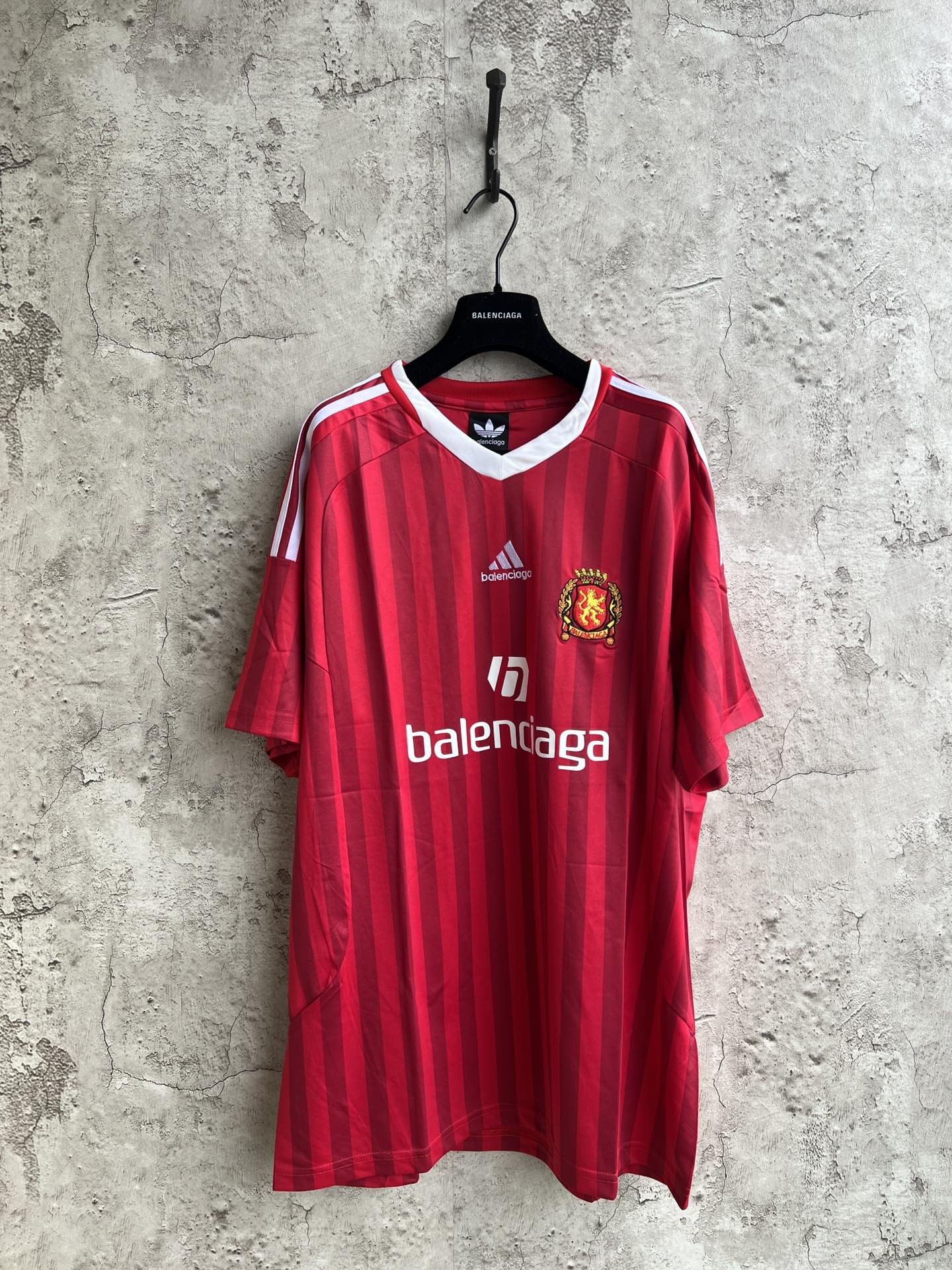 Balenciaga x Adidas 발렌시아가 반팔 저지 티셔츠 의류