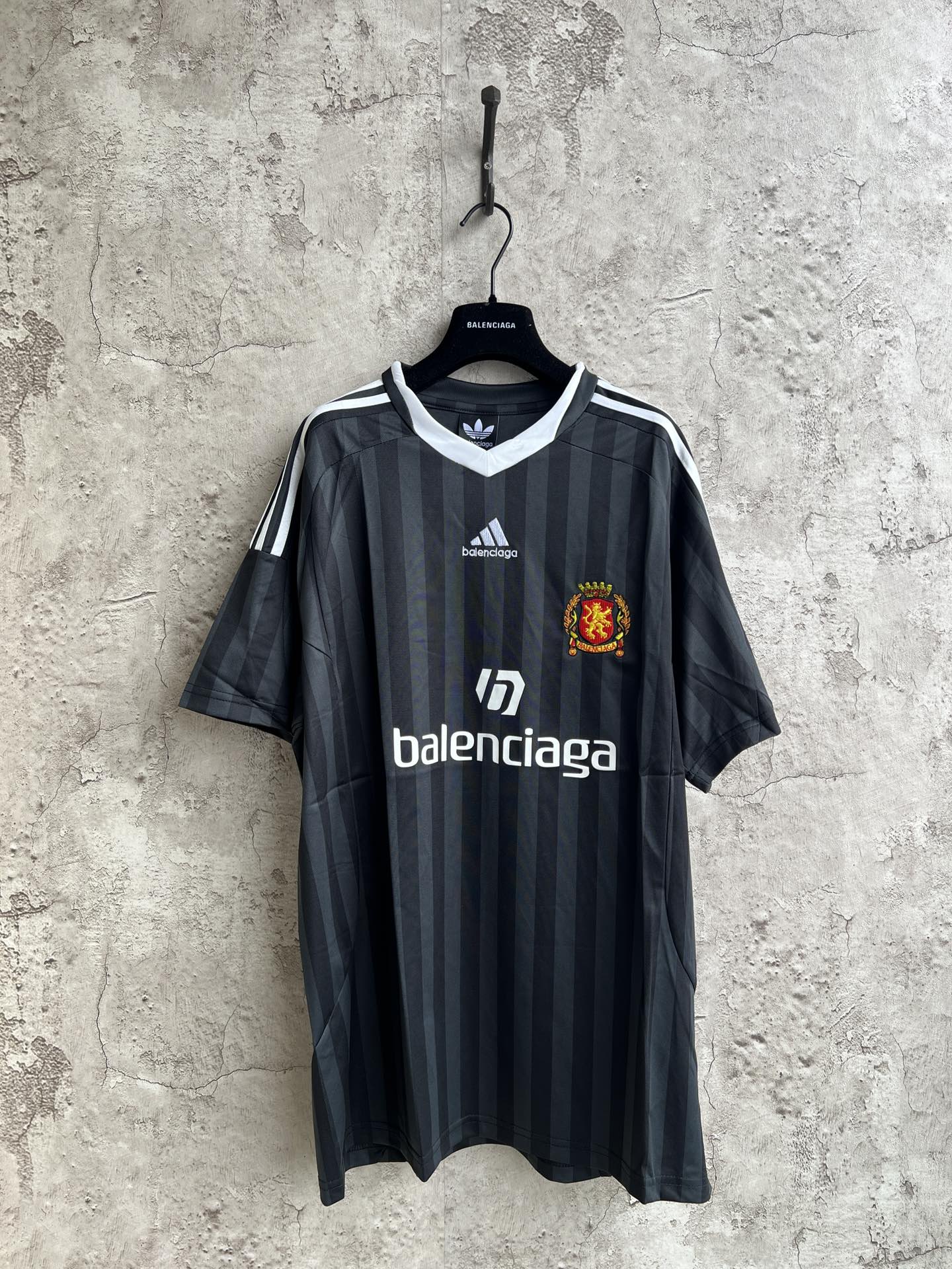 Balenciaga x Adidas 발렌시아가 반팔 저지 티셔츠 의류