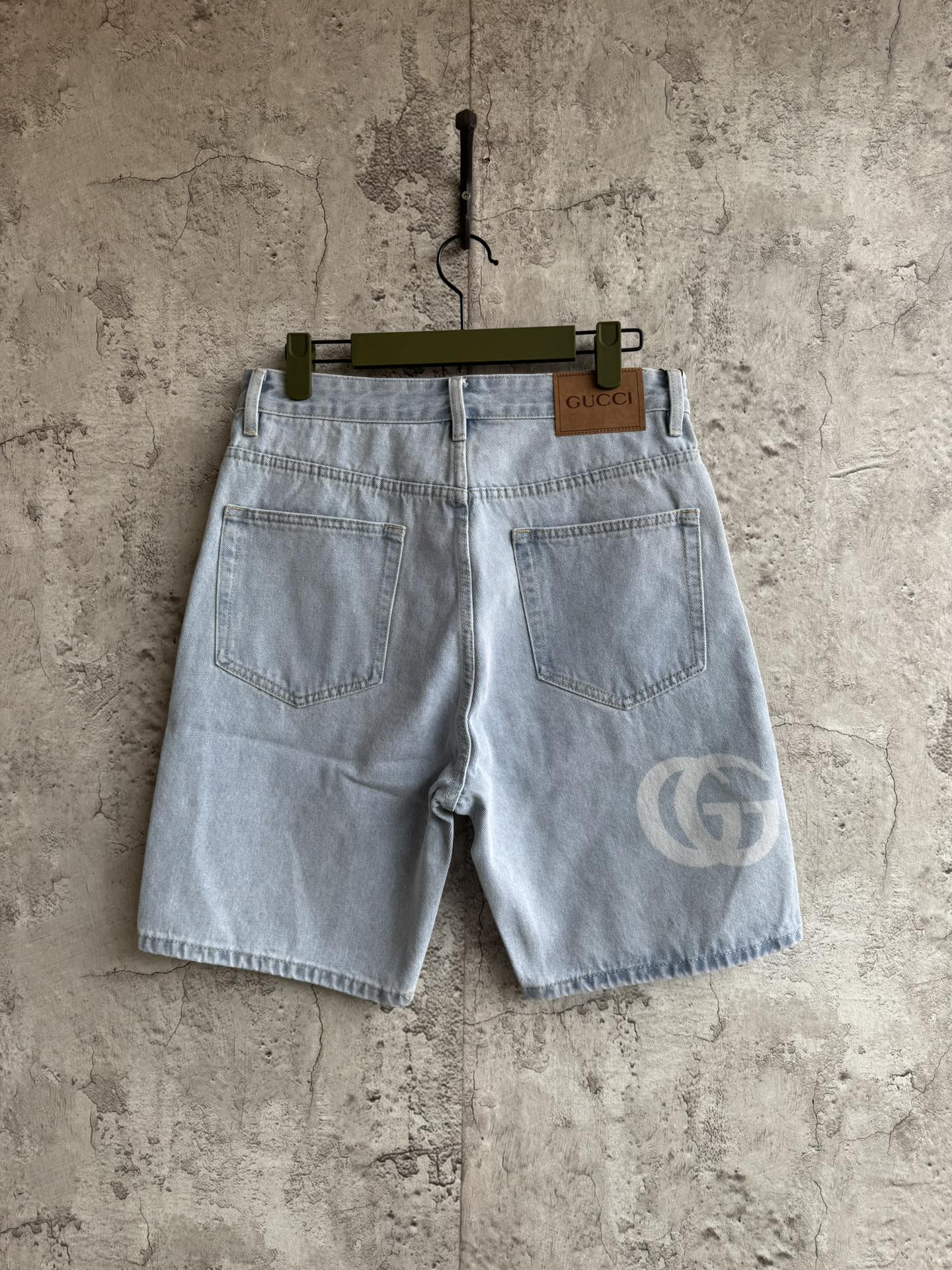 GUCCI 구찌 더블G 프린트 5부 반바지 하프 팬츠 의류