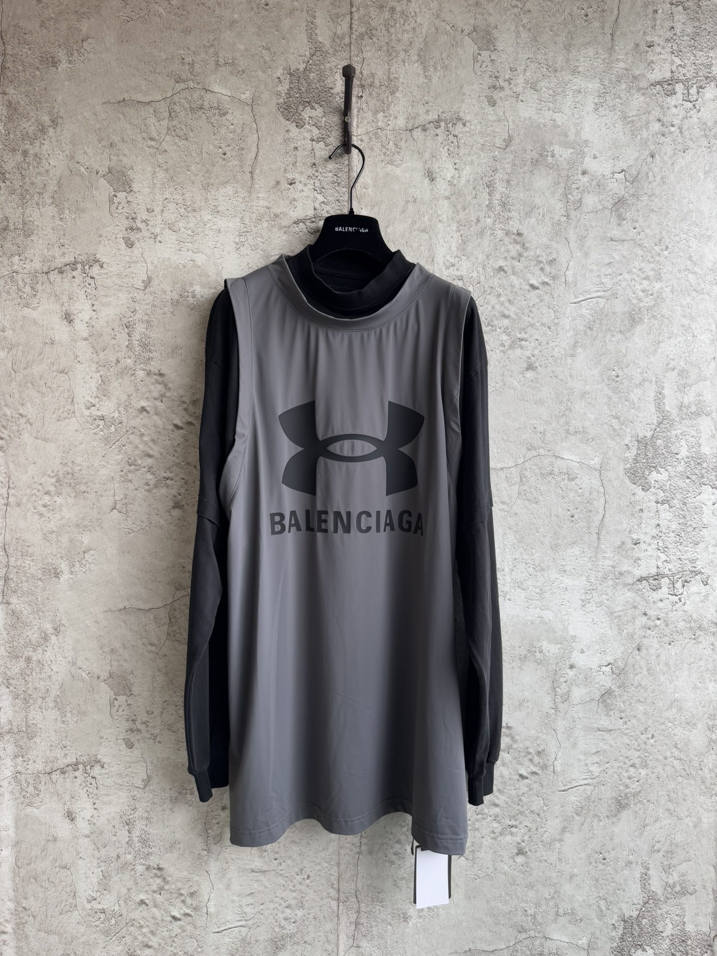 Balenciaga X UA 발렌시아가 긴팔 티셔츠 의류