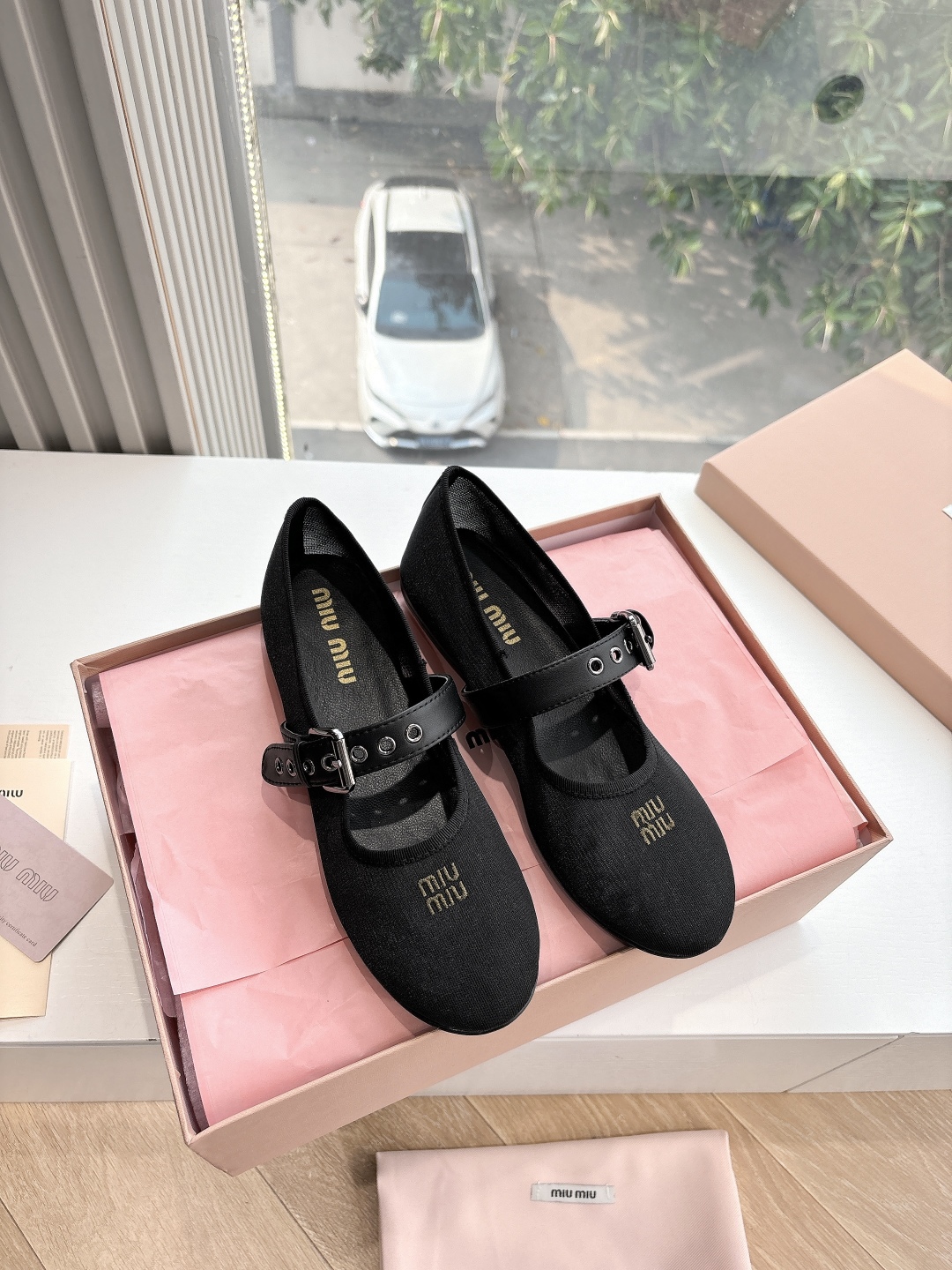 miumiu 미우미우 발레 슈즈 단화 플랫 슈즈 신발